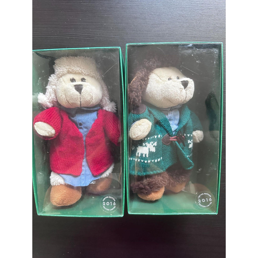 Starbucks bearista 2016 Christmas Barista Teddy Bear. Ship fast!