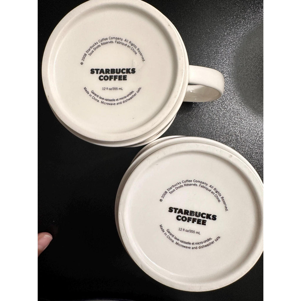 Starbucks “We Proudly Brew” Stacking Cups Set of 2. Ship Fast!