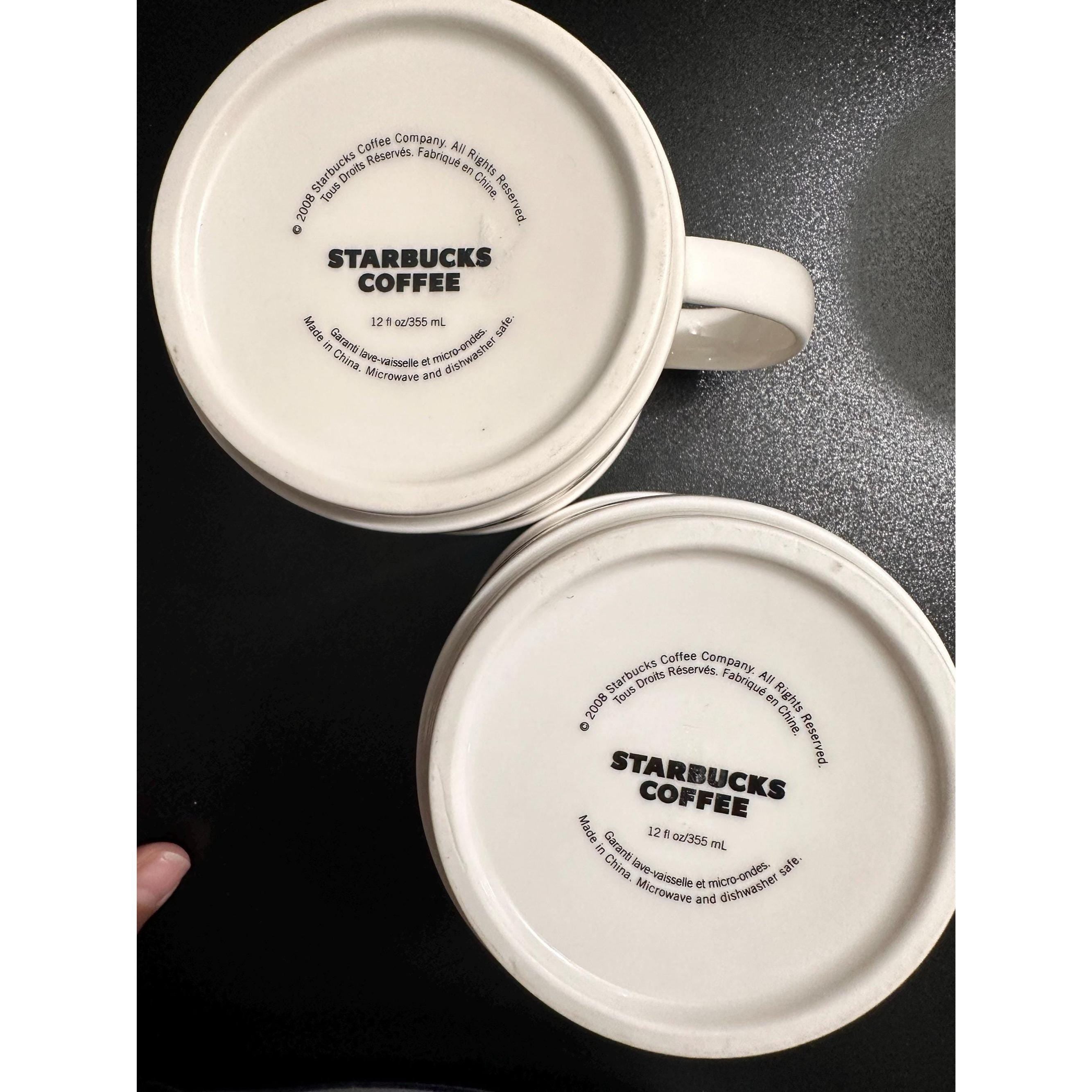 Starbucks “We Proudly Brew” Stacking Cups Set of 2. Ship Fast!
