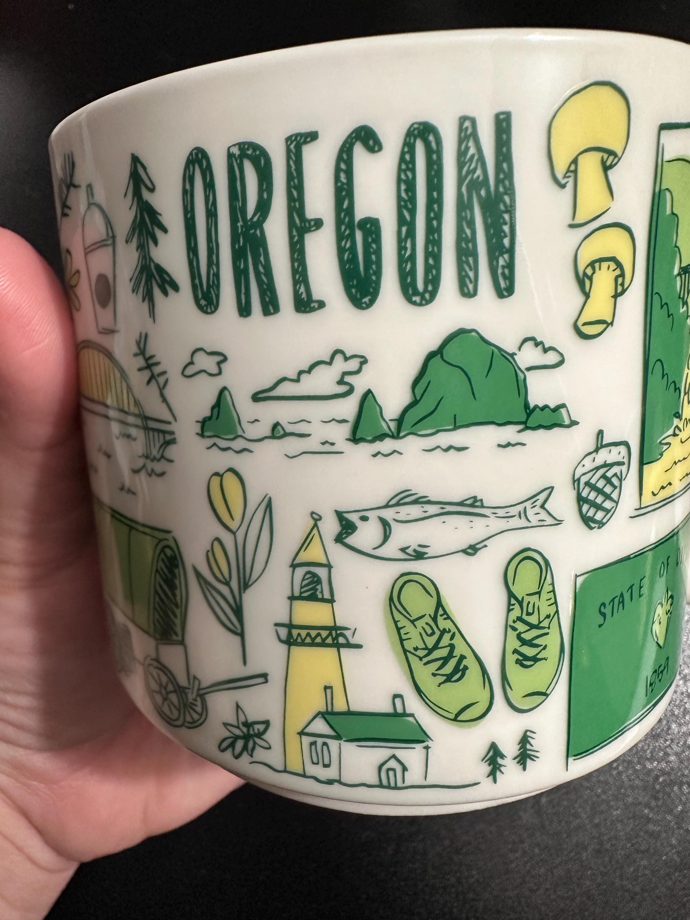 Starbucks Oregon Been There Series Mug 14oz Across the Globe Coffee Cup | Ships Fast.