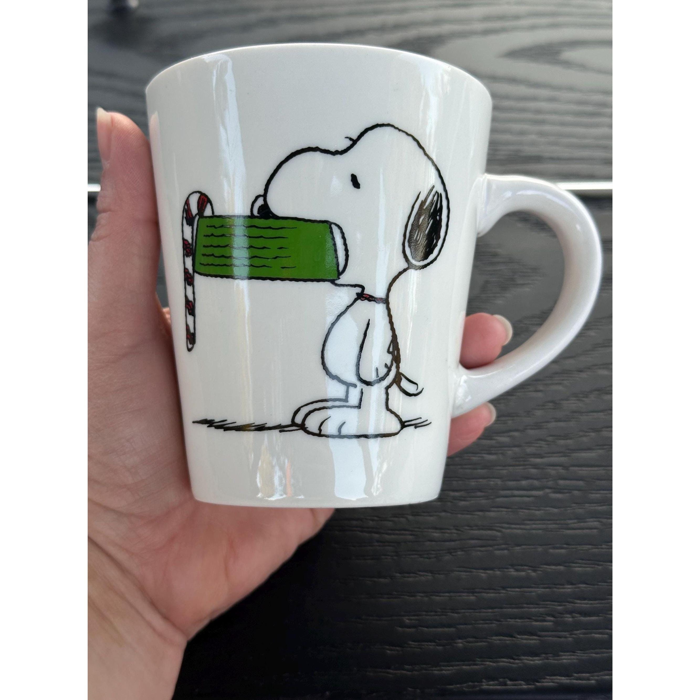 Snoopy Christmas Mug 2019 Stoneware Peanuts Holiday Cup EUC