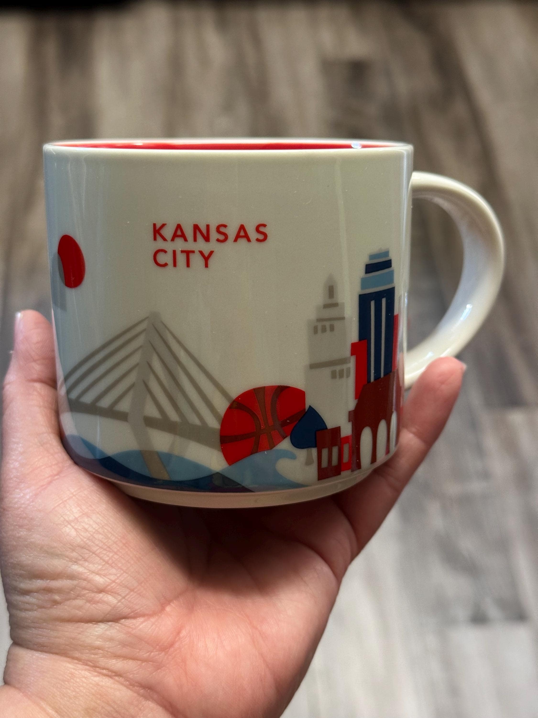 Starbucks Kansas City “You Are Here” YAH Collection 14oz Coffee Mug. Ship Fast