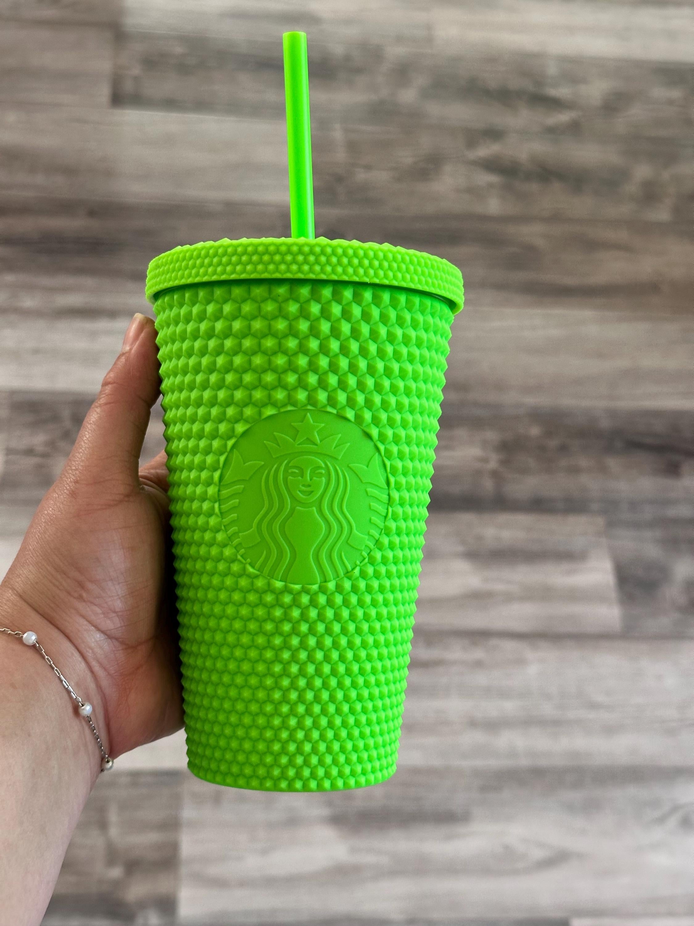 Starbucks Neon Green Tumbler 16 oz – Limited Edition. Ship Fast!