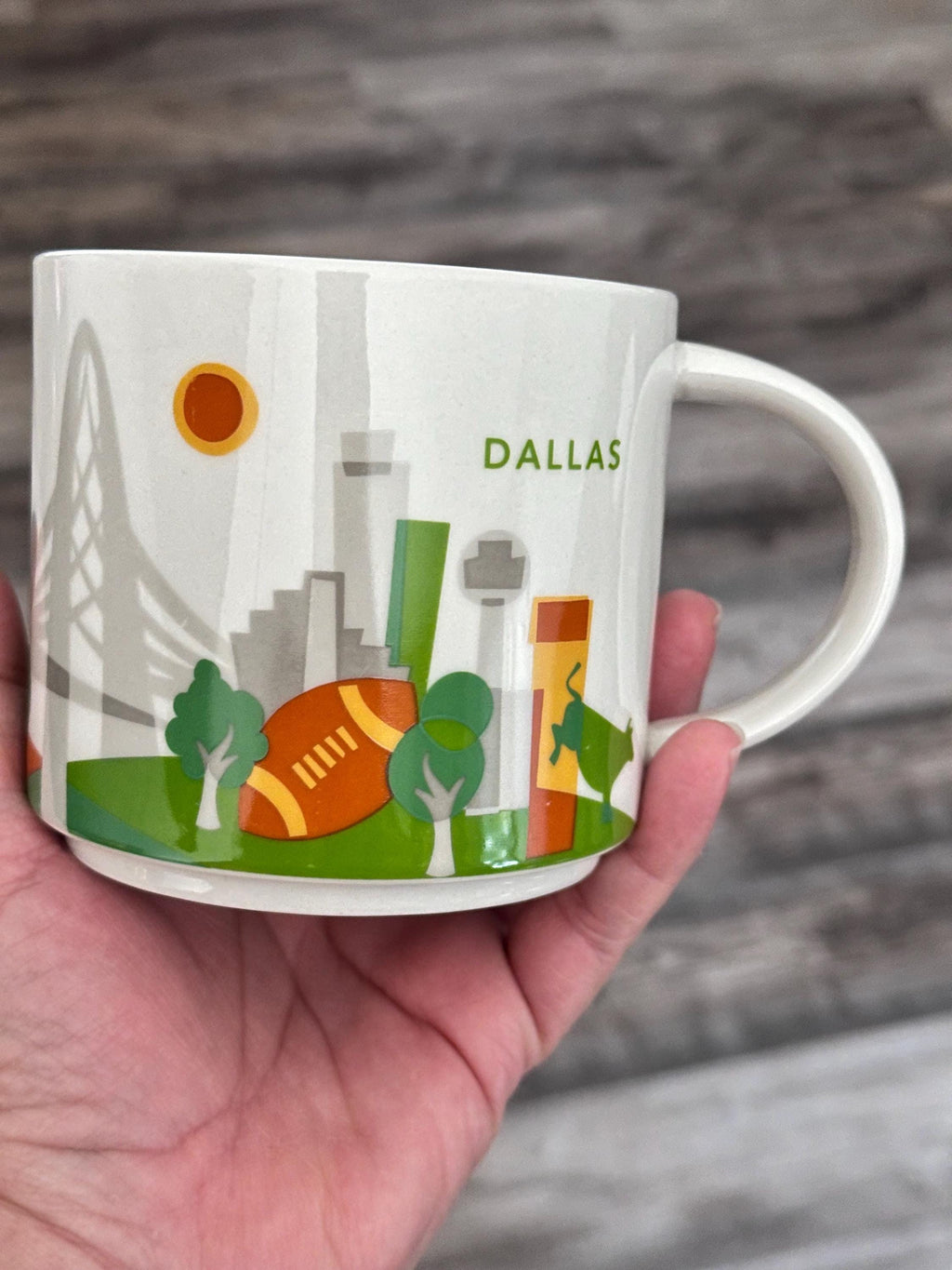 Starbucks Dallas You Are Here Mug 14 oz Collectible Coffee Cup. Ship Fast!
