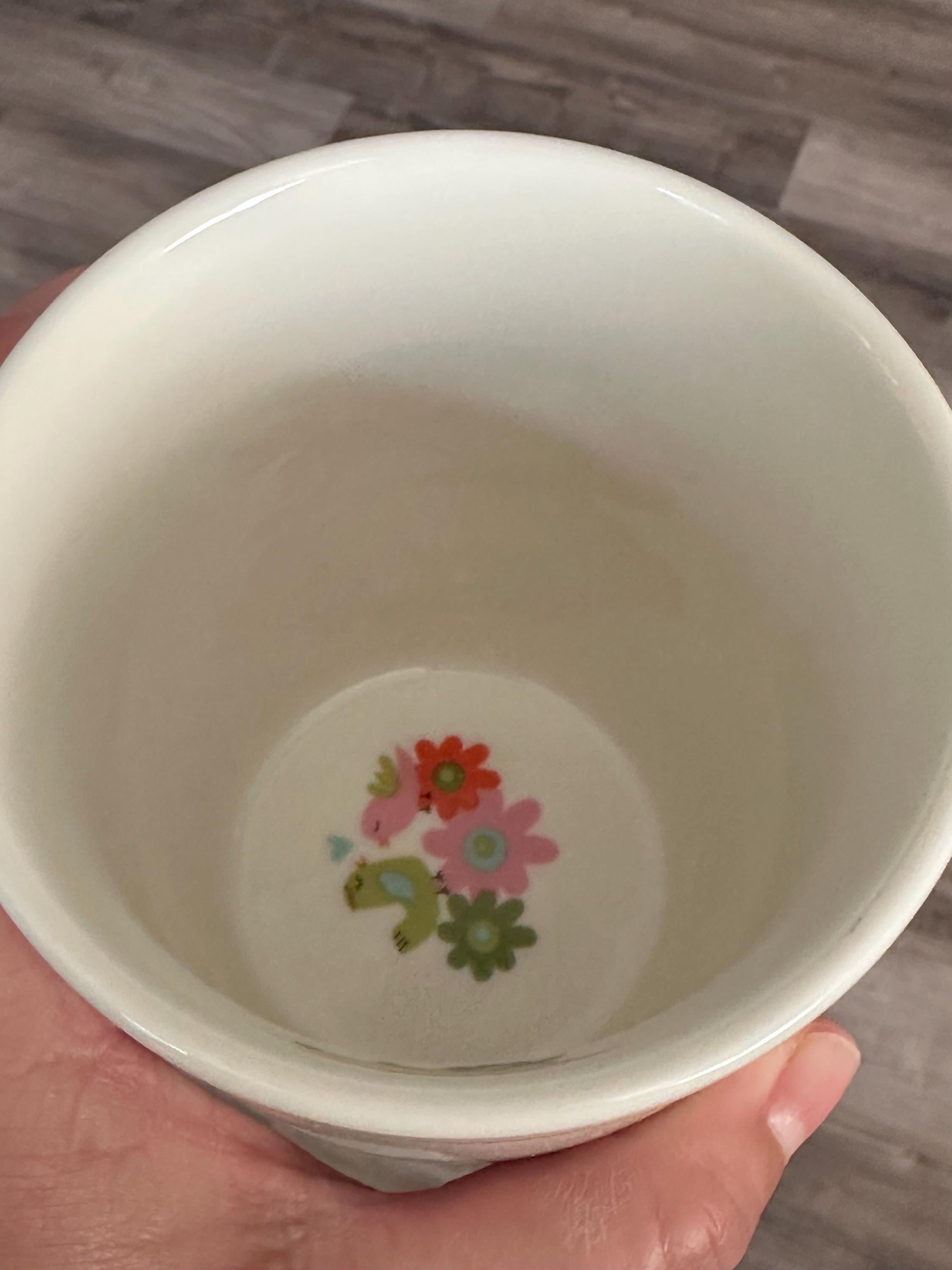 Floral "Good Morning" 14oz Coffee Mug – Bright Floral Design