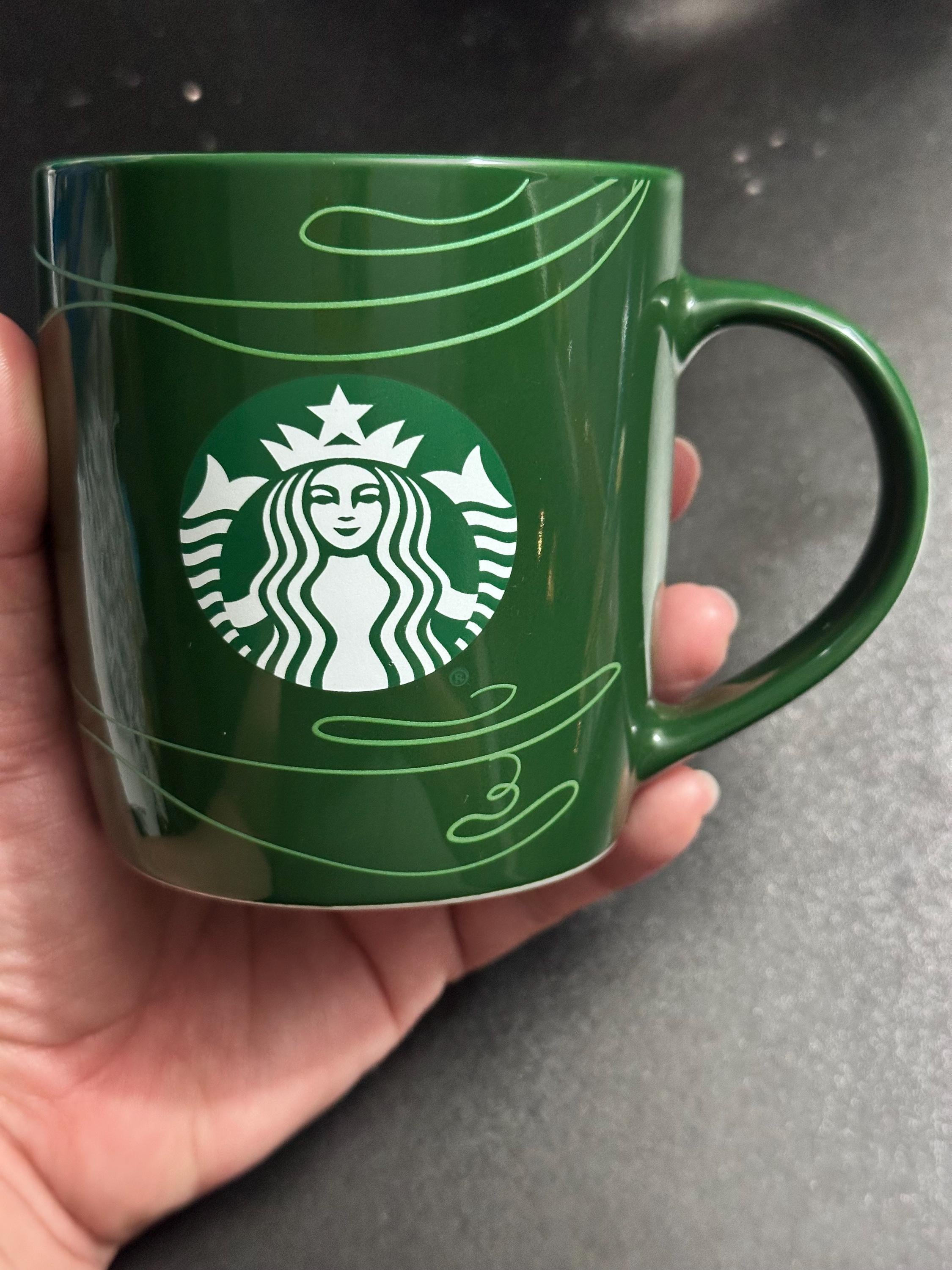 Starbucks Green Holiday Mug, 2020 Collector Cup (12 oz). Ship fast!