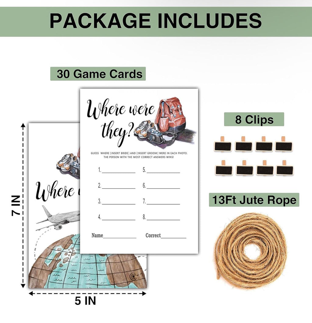 Bridal Shower Game | Photo Guessing Game Set. Ship fast!