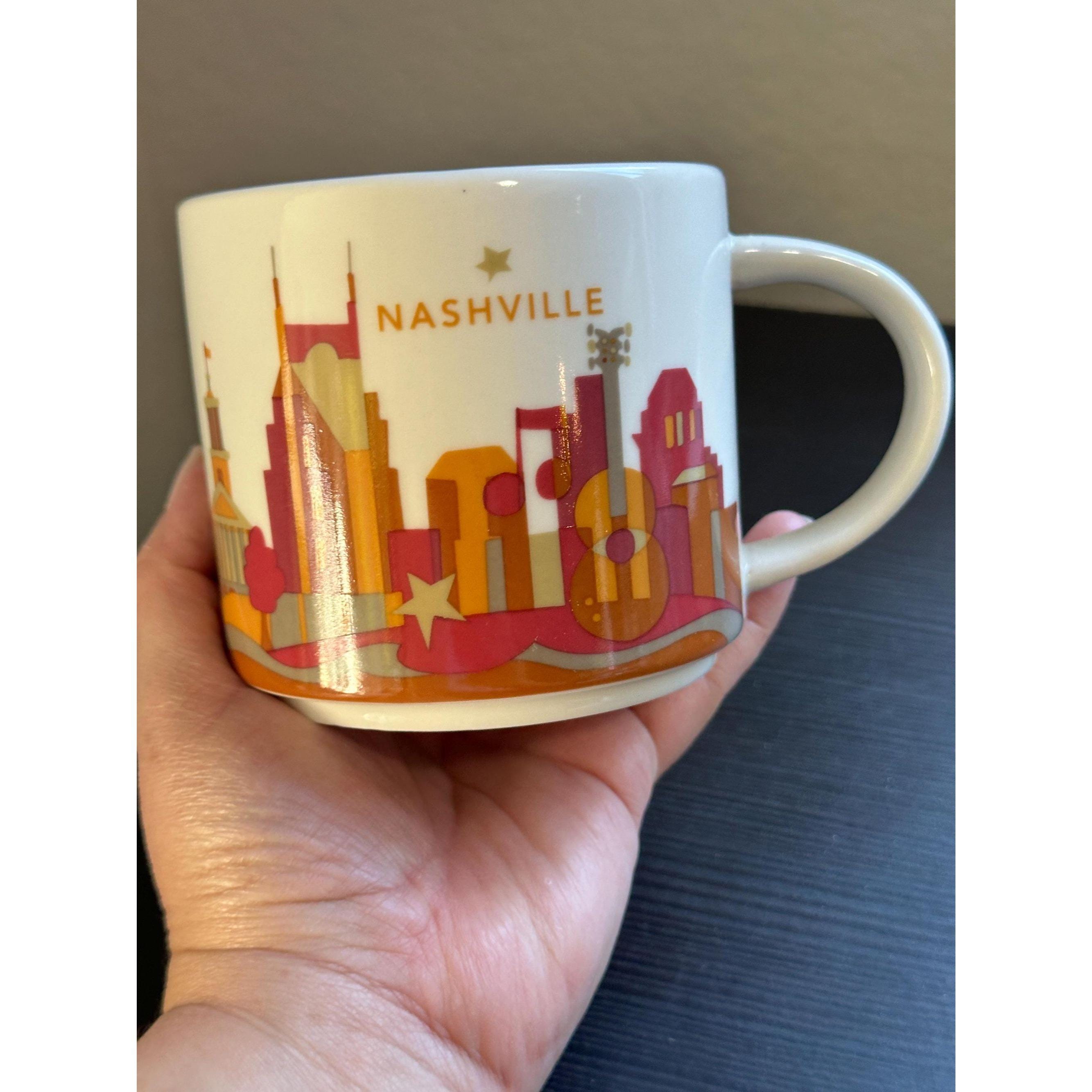Starbucks Nashville Mug: You Are Here Series. Ship Fast! EUC