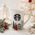 Starbucks Christmas Tree Mug 14oz Holiday Ceramic Coffee Cup EUC | Little Joy Market