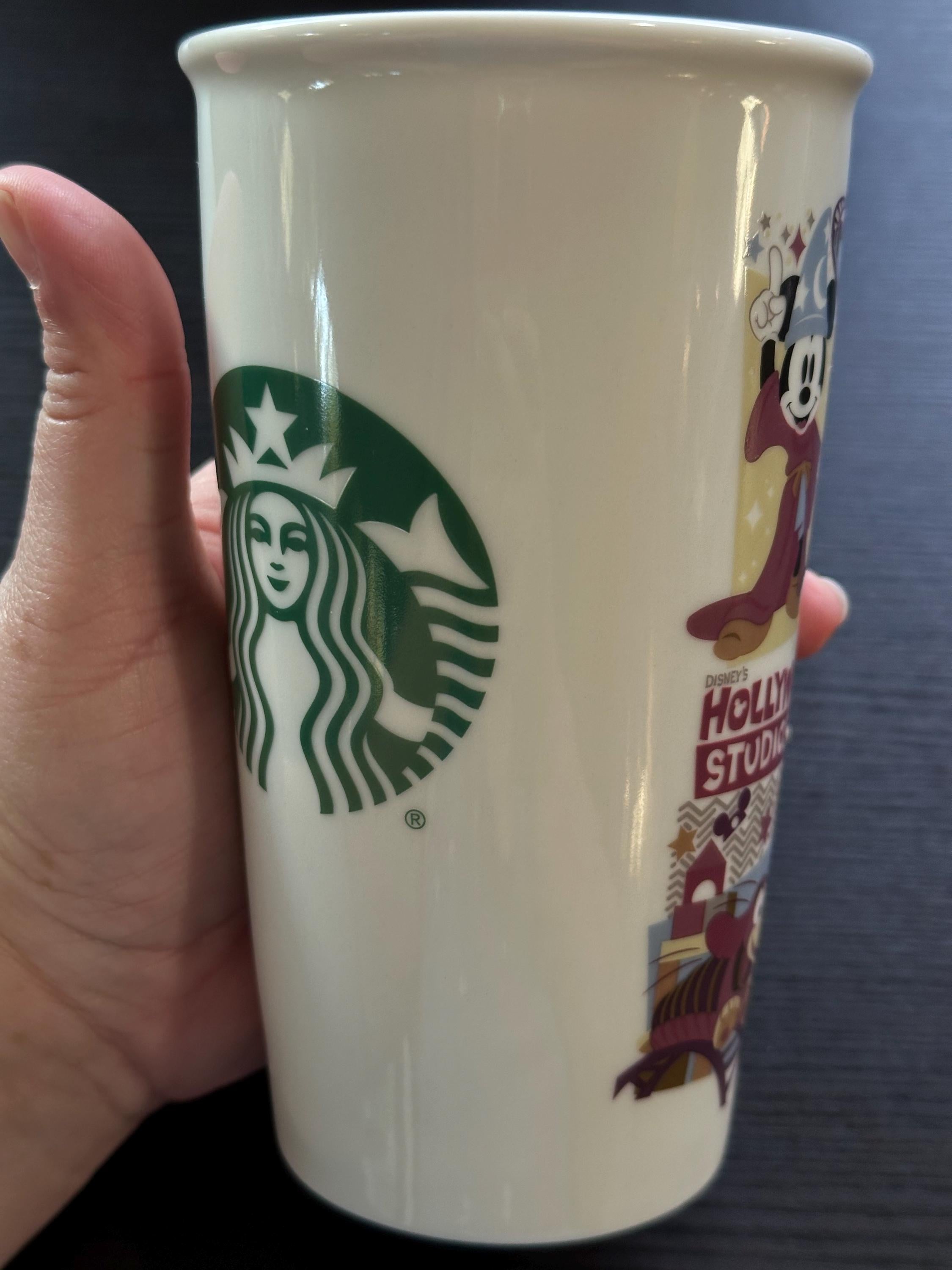 Starbucks Disney Hollywood Studios 12oz ceramic travel tumbler, 2018. Ship fast!
