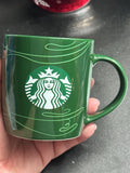 Starbucks Green Holiday Mug, 2020 Collector Cup (12 oz). Ship fast! | Little Joy Market