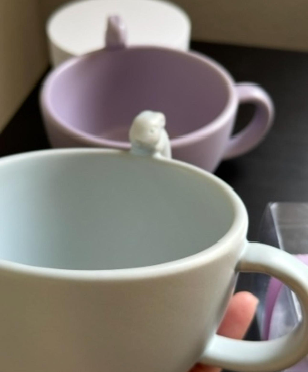 Easter Set 2 Cups and 2 Bunny Candles Spring Gift Decor. New! Ship Fast.