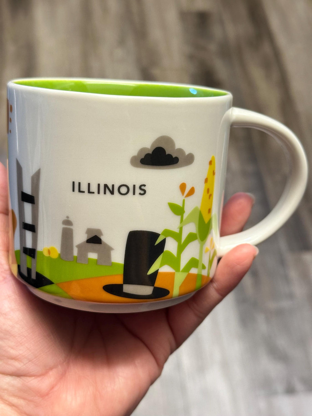 Starbucks You Are Here Illinois Mug 2015 | 14 oz Collectible Coffee Cup. Ship Fast!