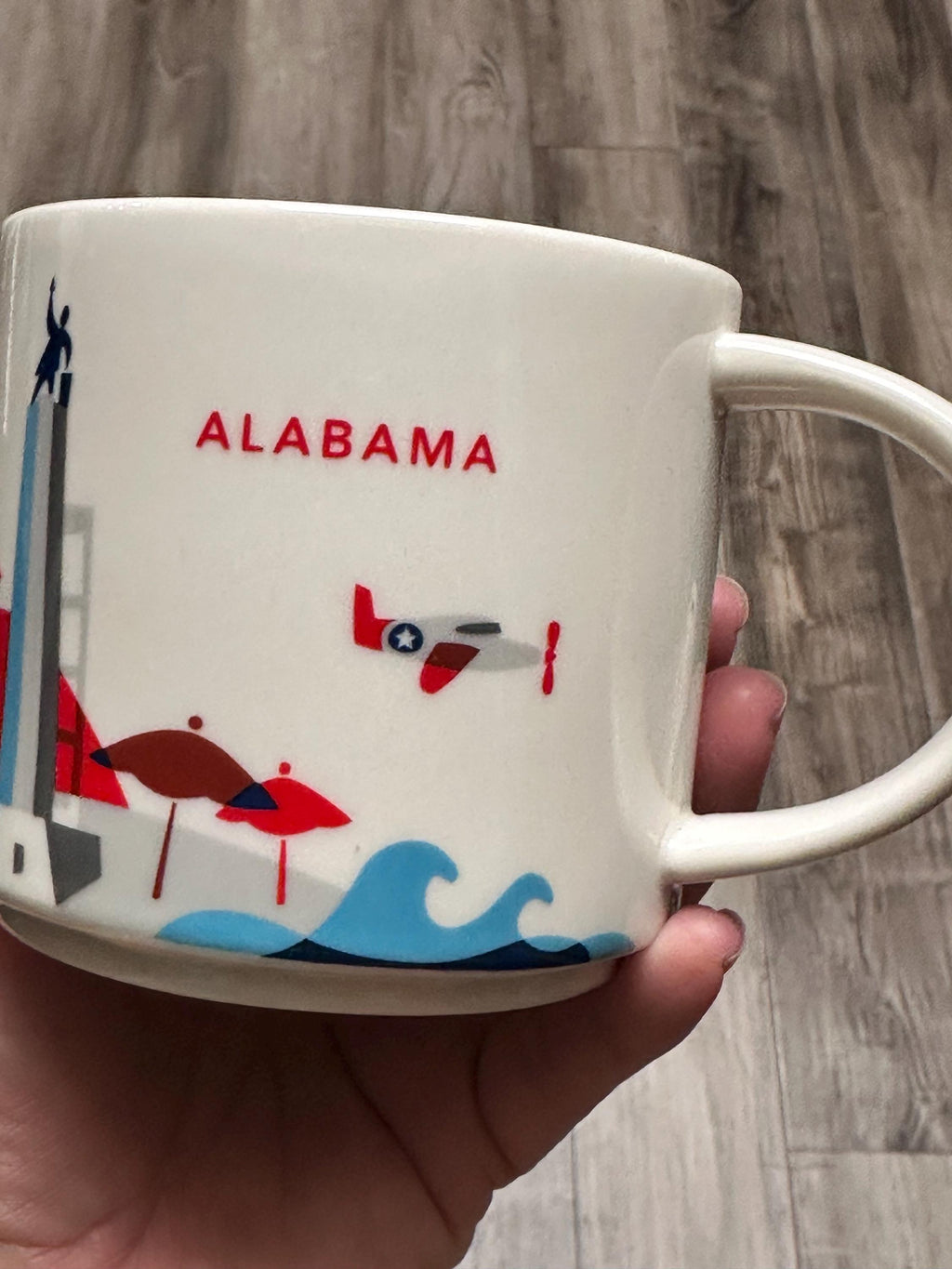 Starbucks Alabama You Are Here Mug 14oz. Ship Fast!