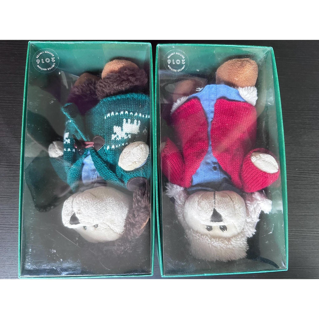 Starbucks bearista 2016 Christmas Barista Teddy Bear. Ship fast!