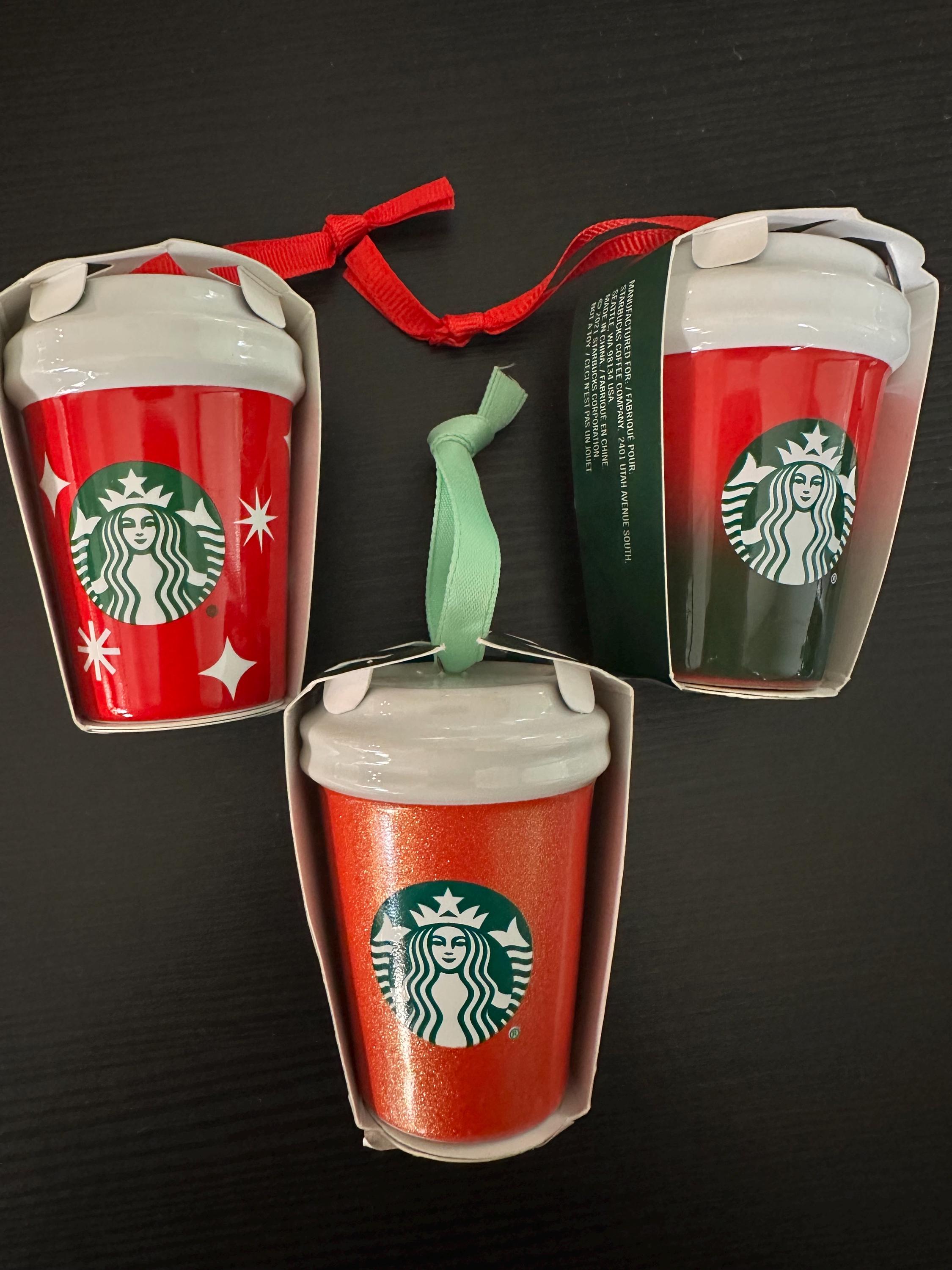 Starbucks Mini Coffee Cup Ornaments – Collectible. Sold Separately. Ship Fast! | Little Joy Market