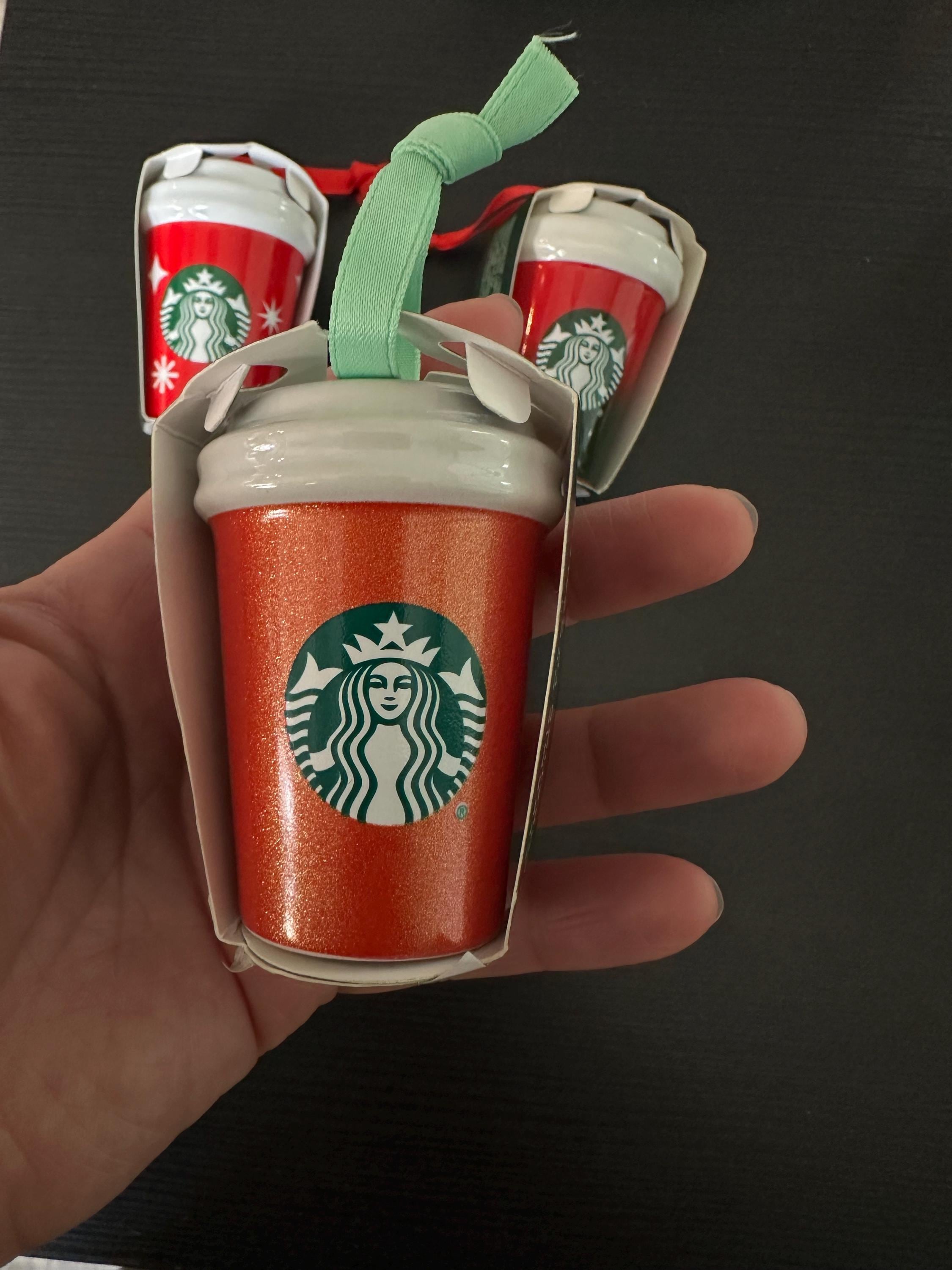 Starbucks Mini Coffee Cup Ornaments – Collectible. Sold Separately. Ship Fast!