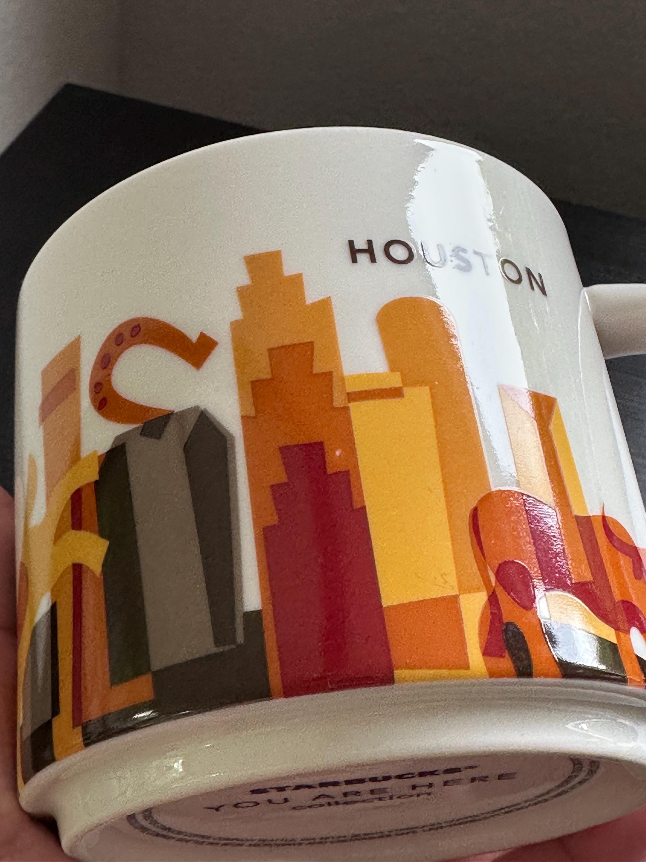 Starbucks Houston You Are Here Mug – 14 oz Collectible (2013 or 2014). Ship Fast!