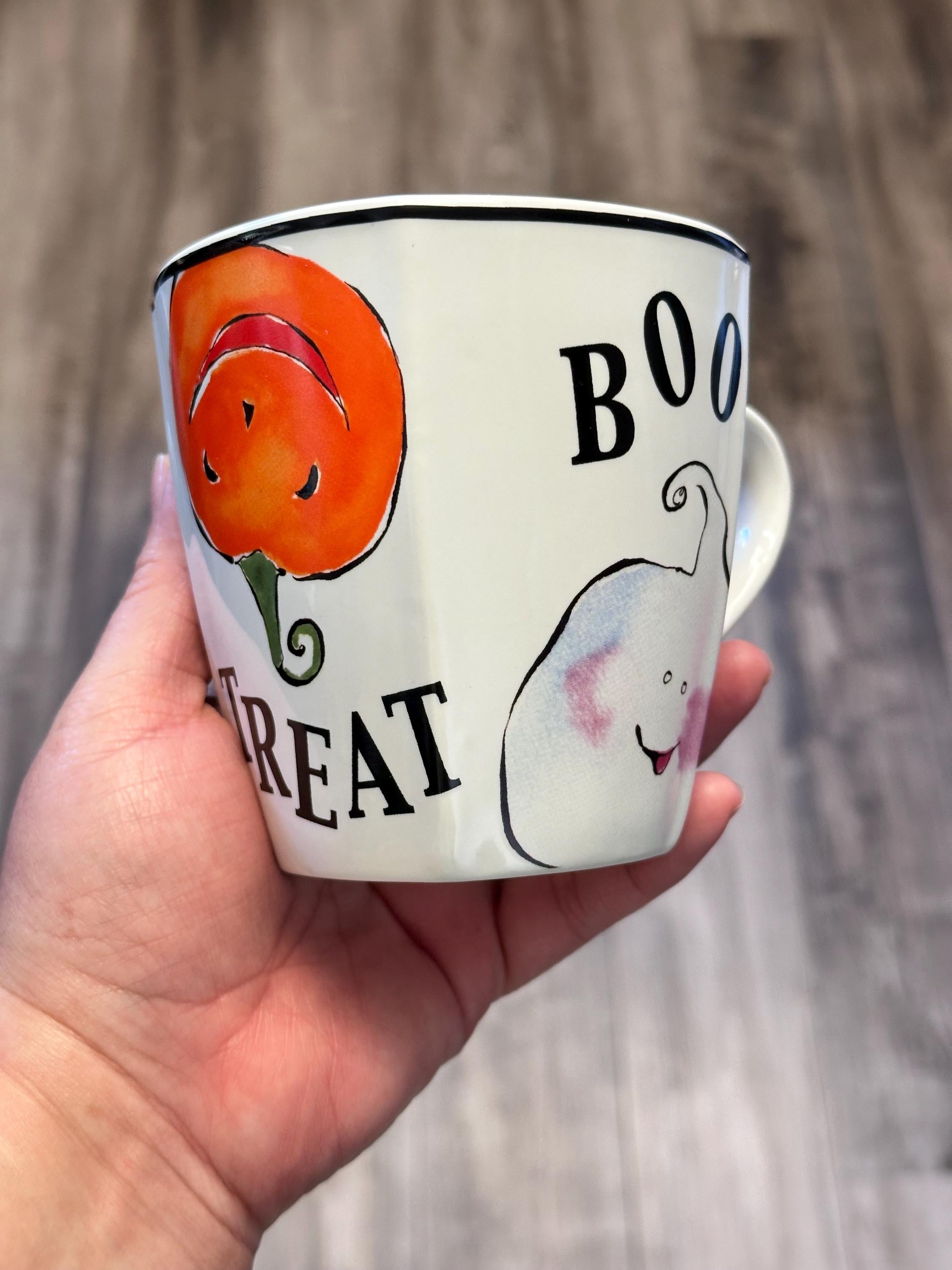 Trick or Treat Halloween mug. New! Ship Fast!