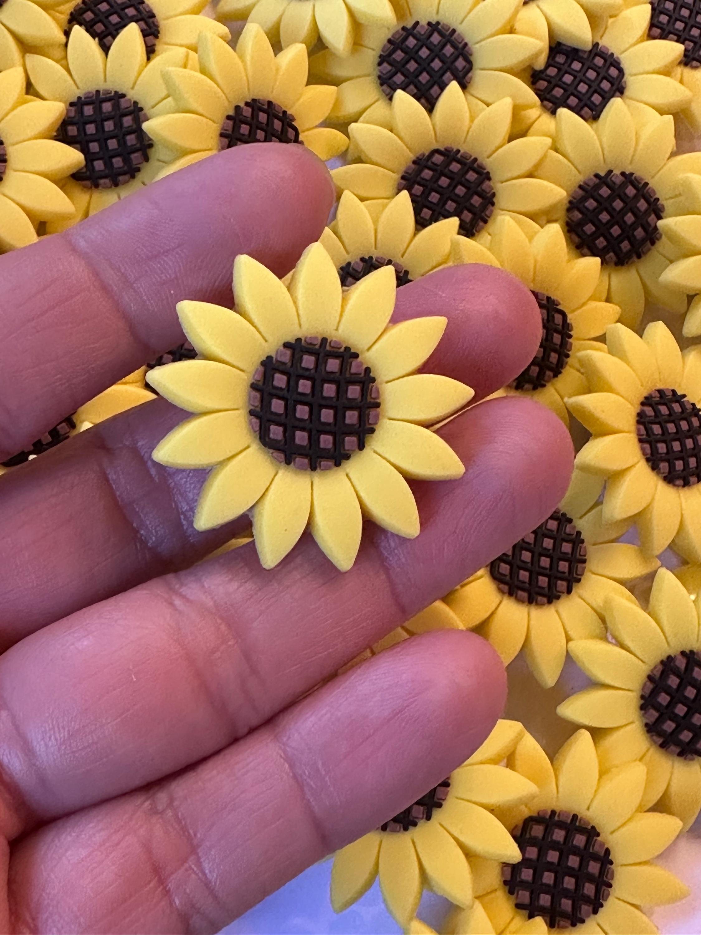 Sunflower Shoe Charm | Charm PVC Clog Accessory. Ship Fast!