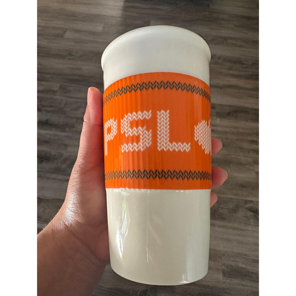 Starbucks PSL Ceramic Travel Tumbler. Ship fast!