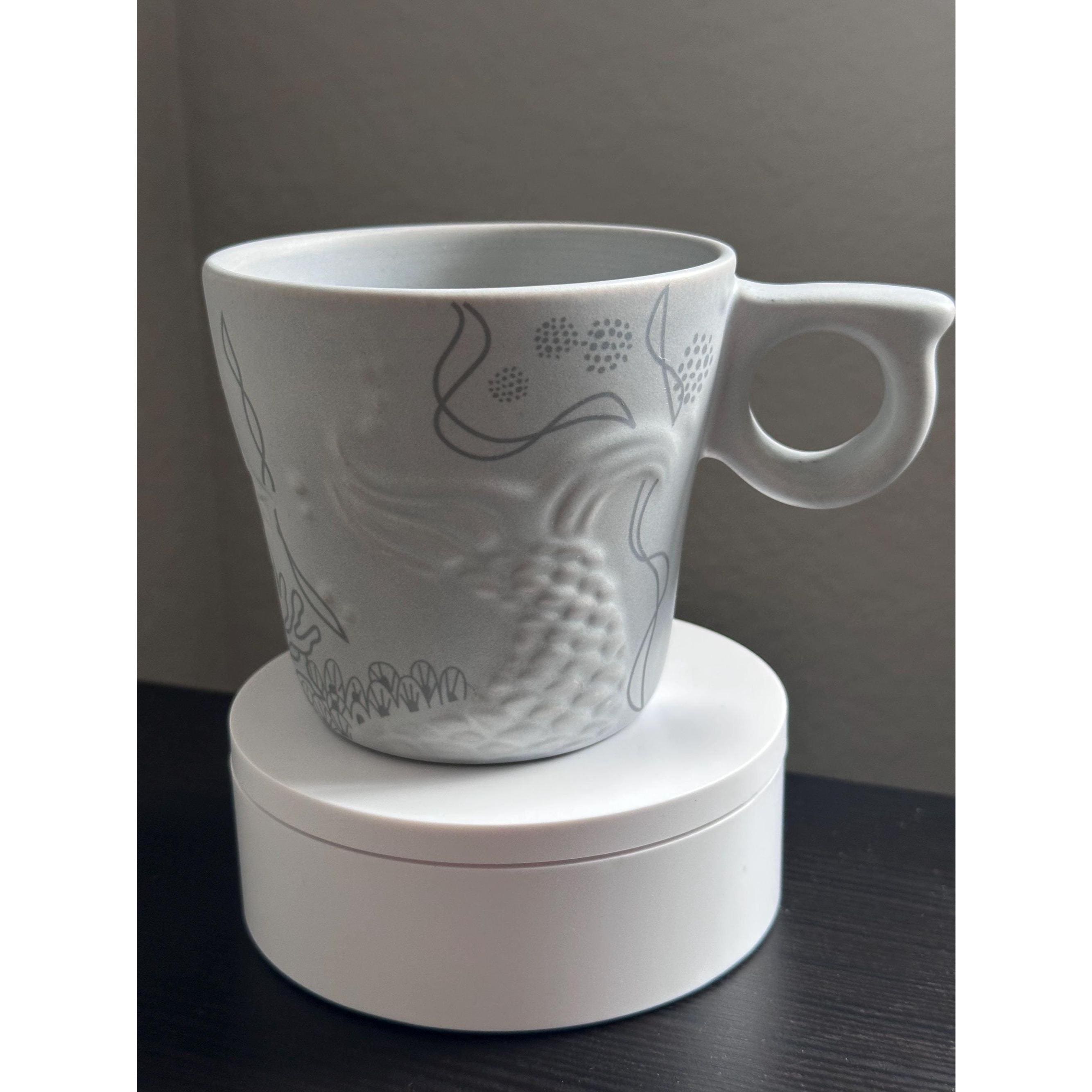 Starbucks Siren Tail Mug: 2016 Anniversary Gray Stoneware, 12 oz. Ship Fast