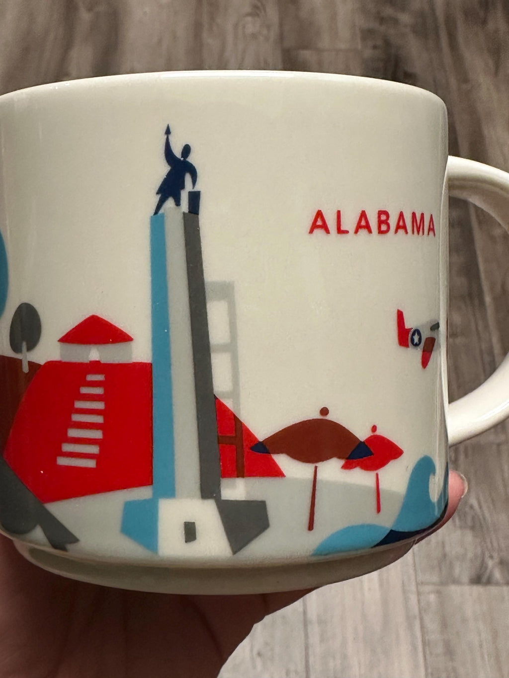 Starbucks Alabama You Are Here Mug 14oz. Ship Fast!