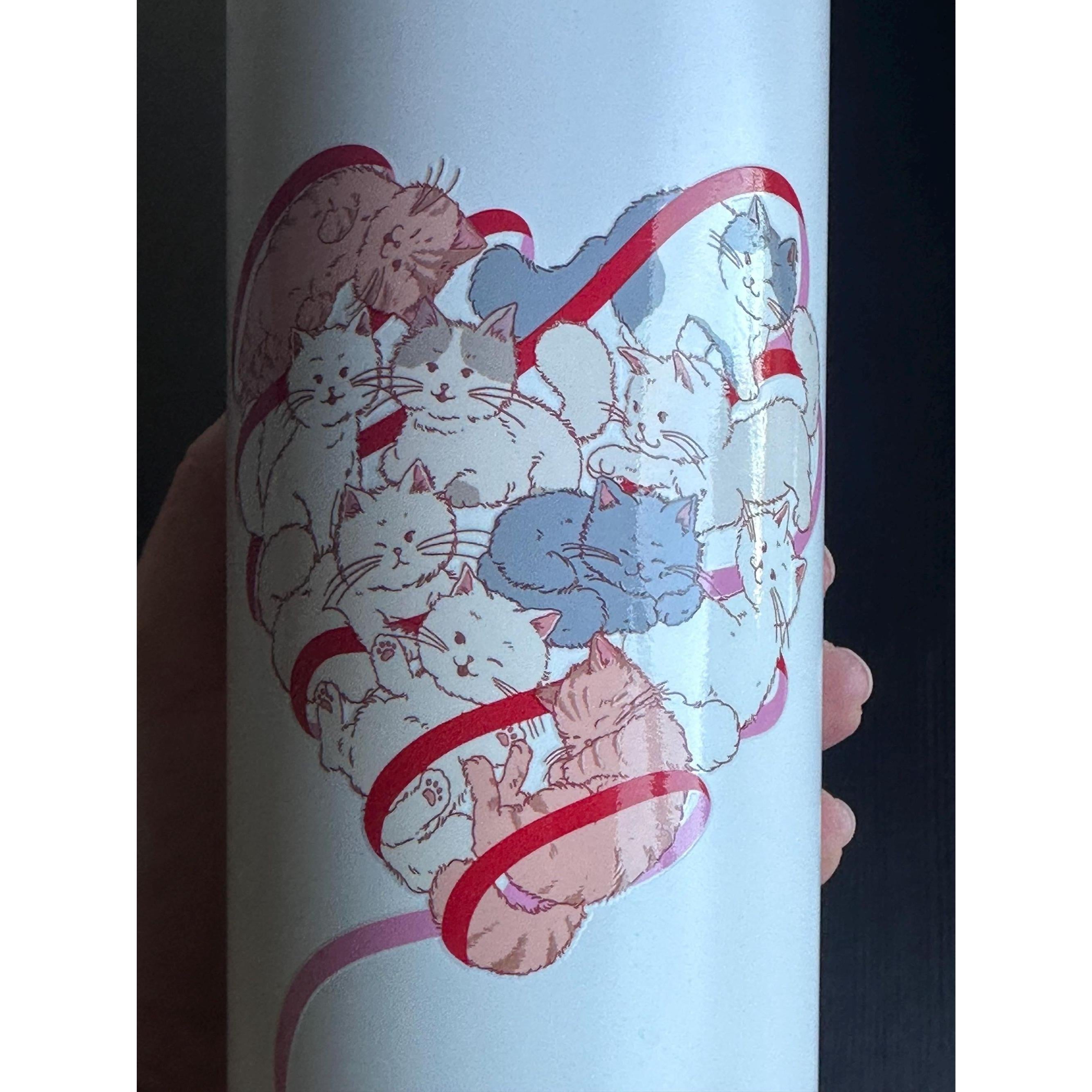Starbucks China Cat Tumbler, 28 Oz with Sleeve