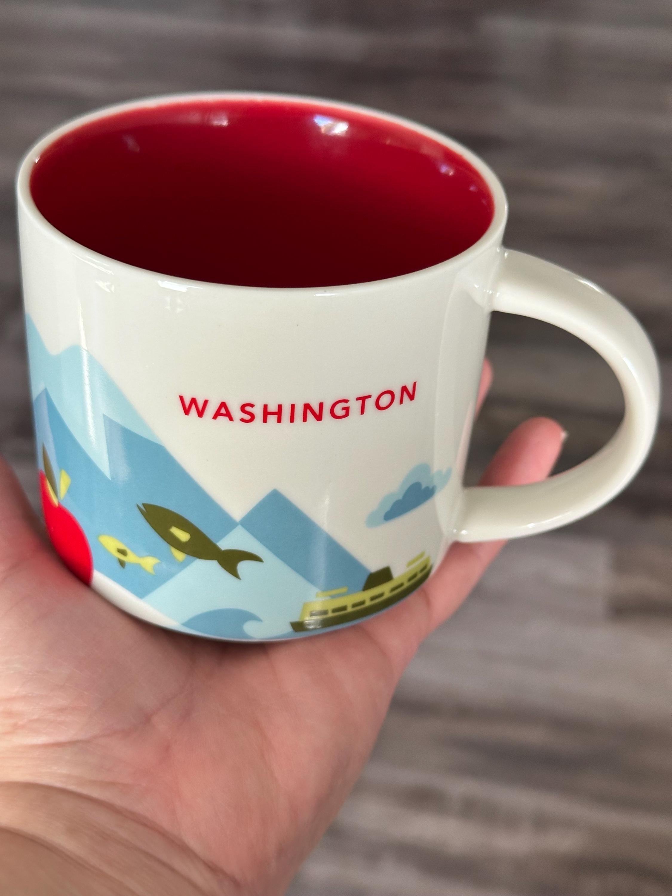 Starbucks Washington You Are Here Mug 14oz. Ship Fast!