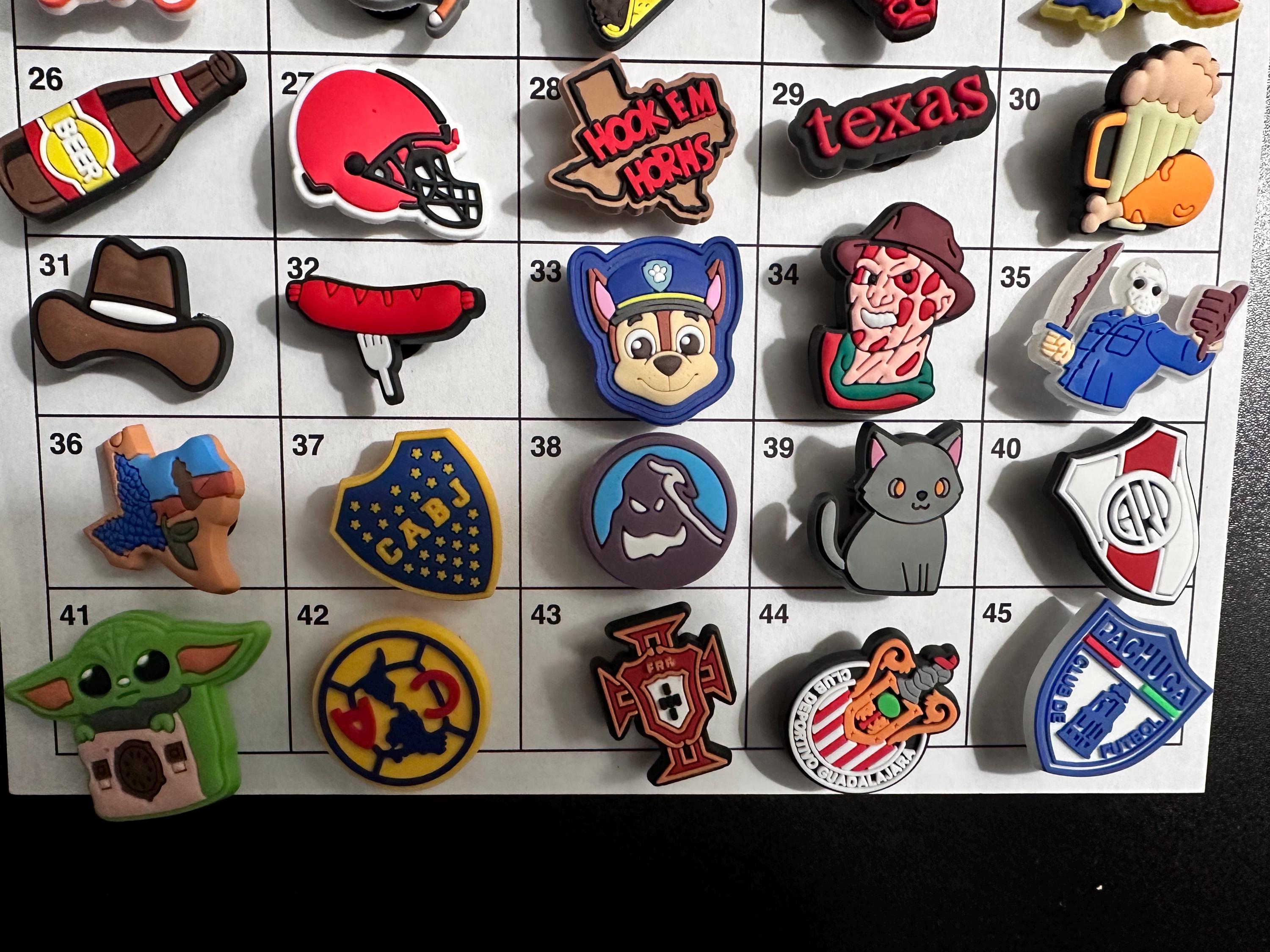 Shoe Charms for Clogs Charms Food Sports Halloween. Ship Fast!