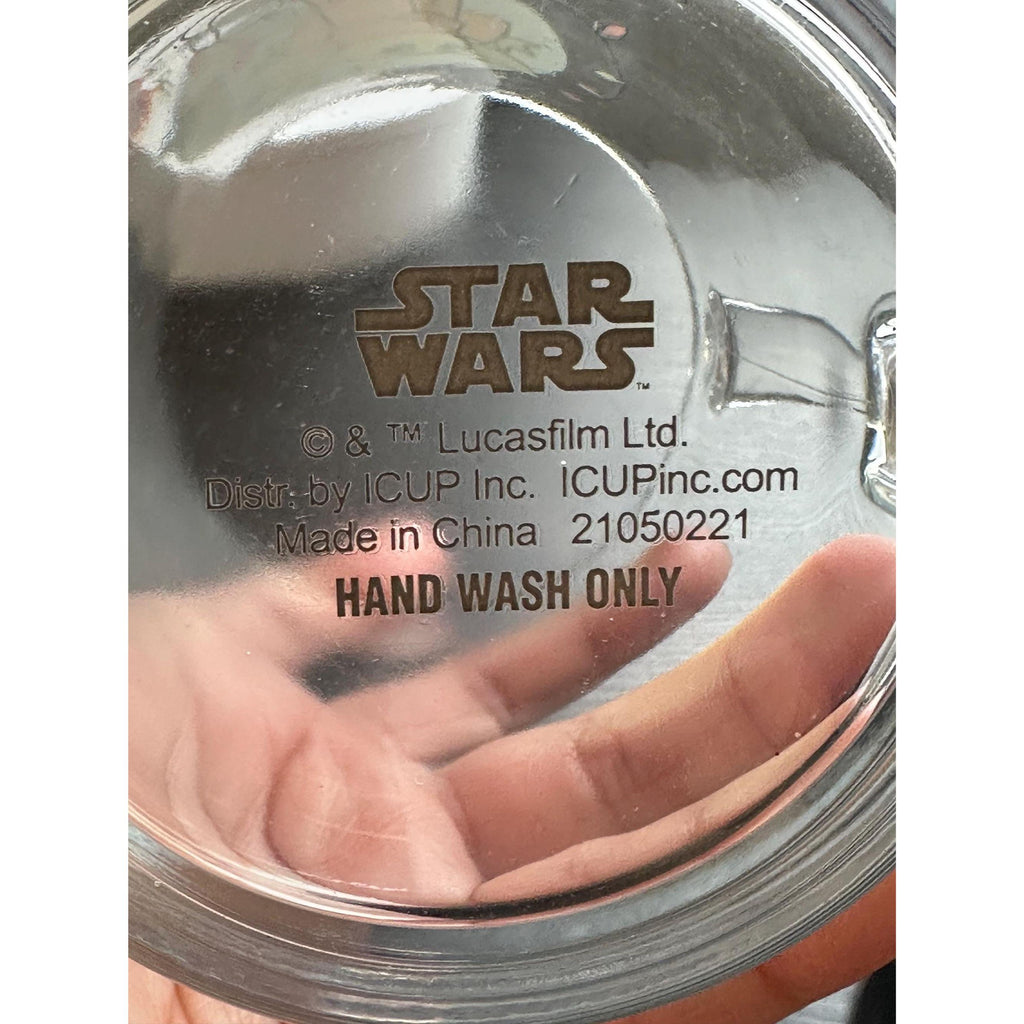Baby Yoda Glass Mug | Mandalorian Star Wars Holiday Mug (17.5 Oz)