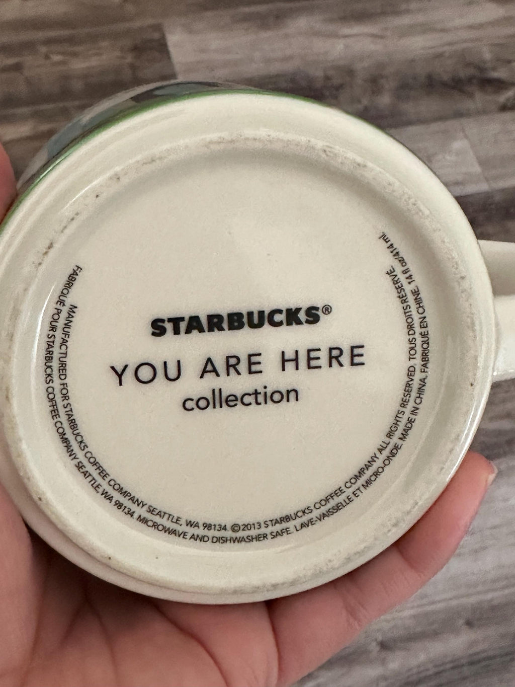 Starbucks Denver “You Are Here” YAH Collection 14oz Coffee Mug 2013. Ship Fast!