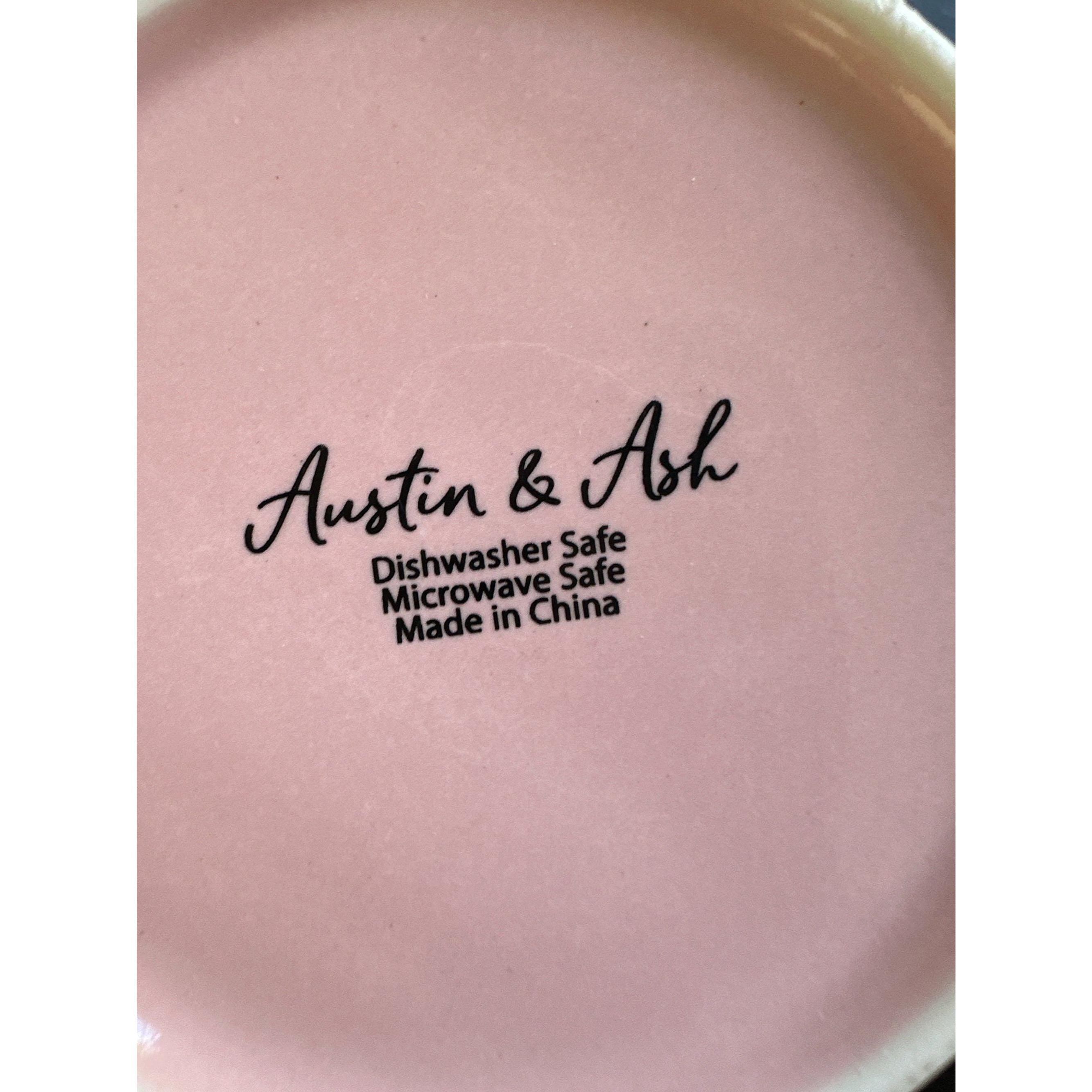 Pink Coffee Mug | Valentine's Day Gift, Love & Gnomes 14 oz
