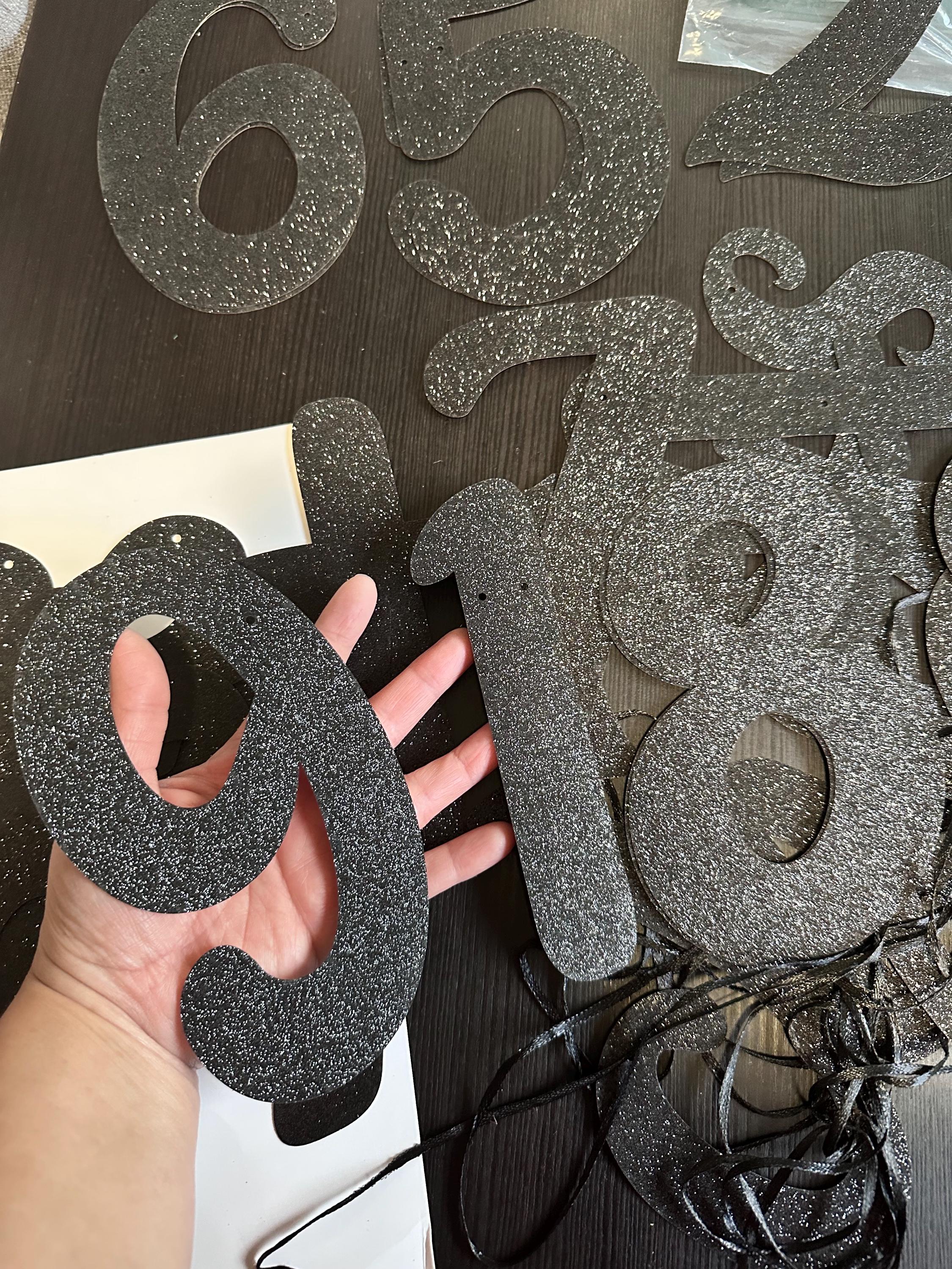 Cheers & Beers Birthday Banner – Shiny Paper – Number Set. Ship Fast!