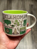 Starbucks Oklahoma Been There Series 14 oz ceramic mug from 2021