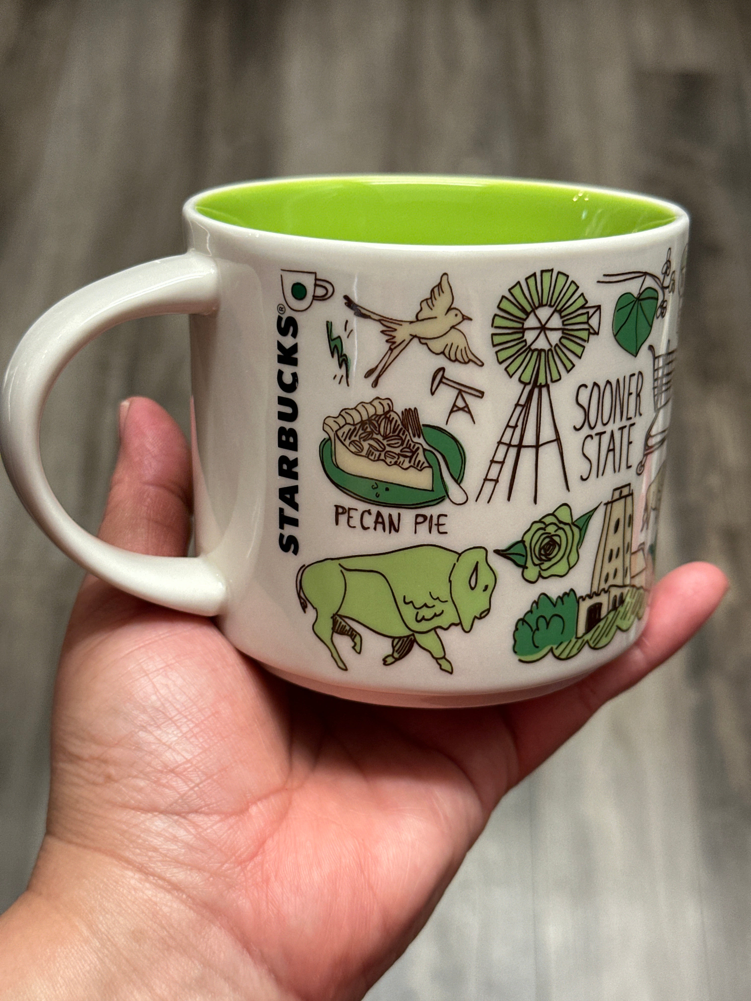 Starbucks Oklahoma Been There Series 14 oz ceramic mug from 2021
