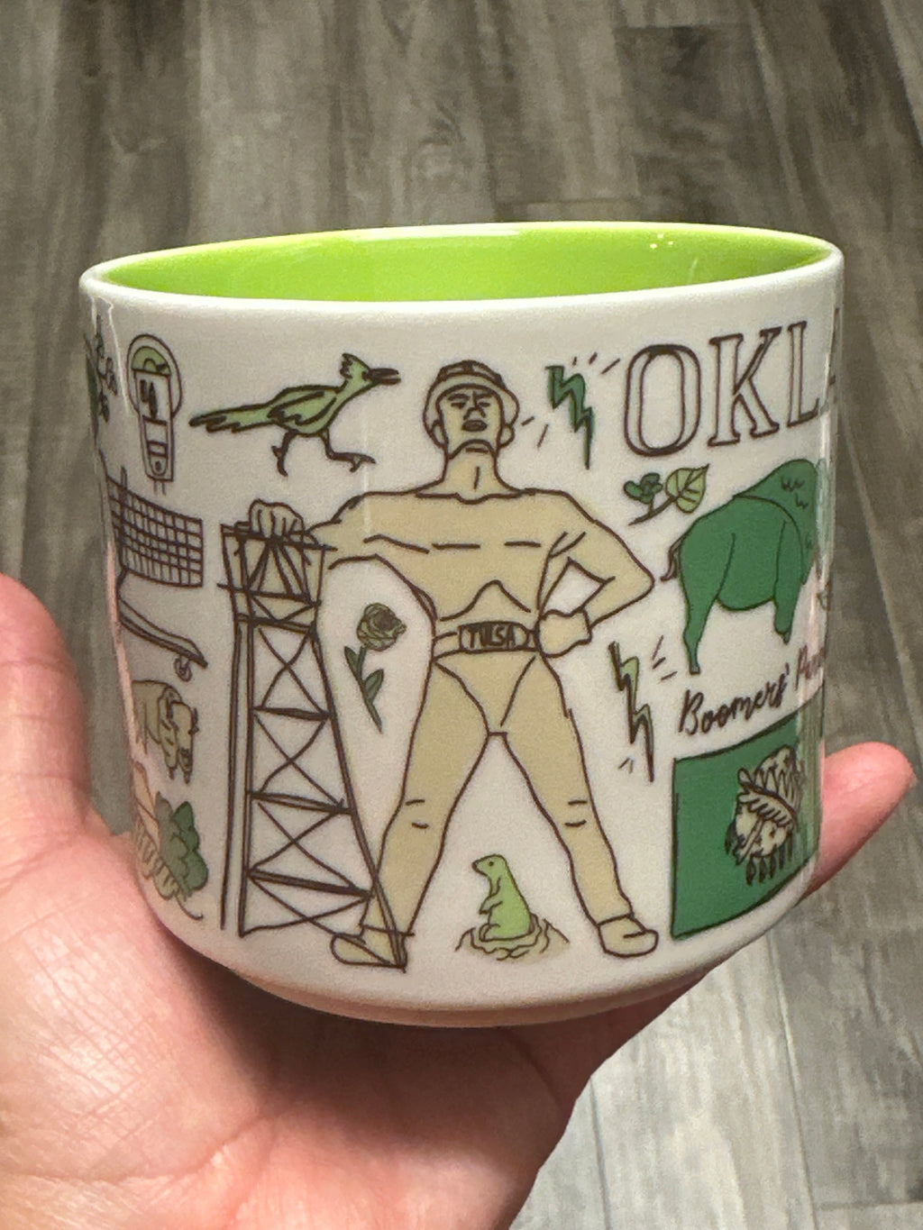 Starbucks Oklahoma Been There Series 14 oz ceramic mug from 2021