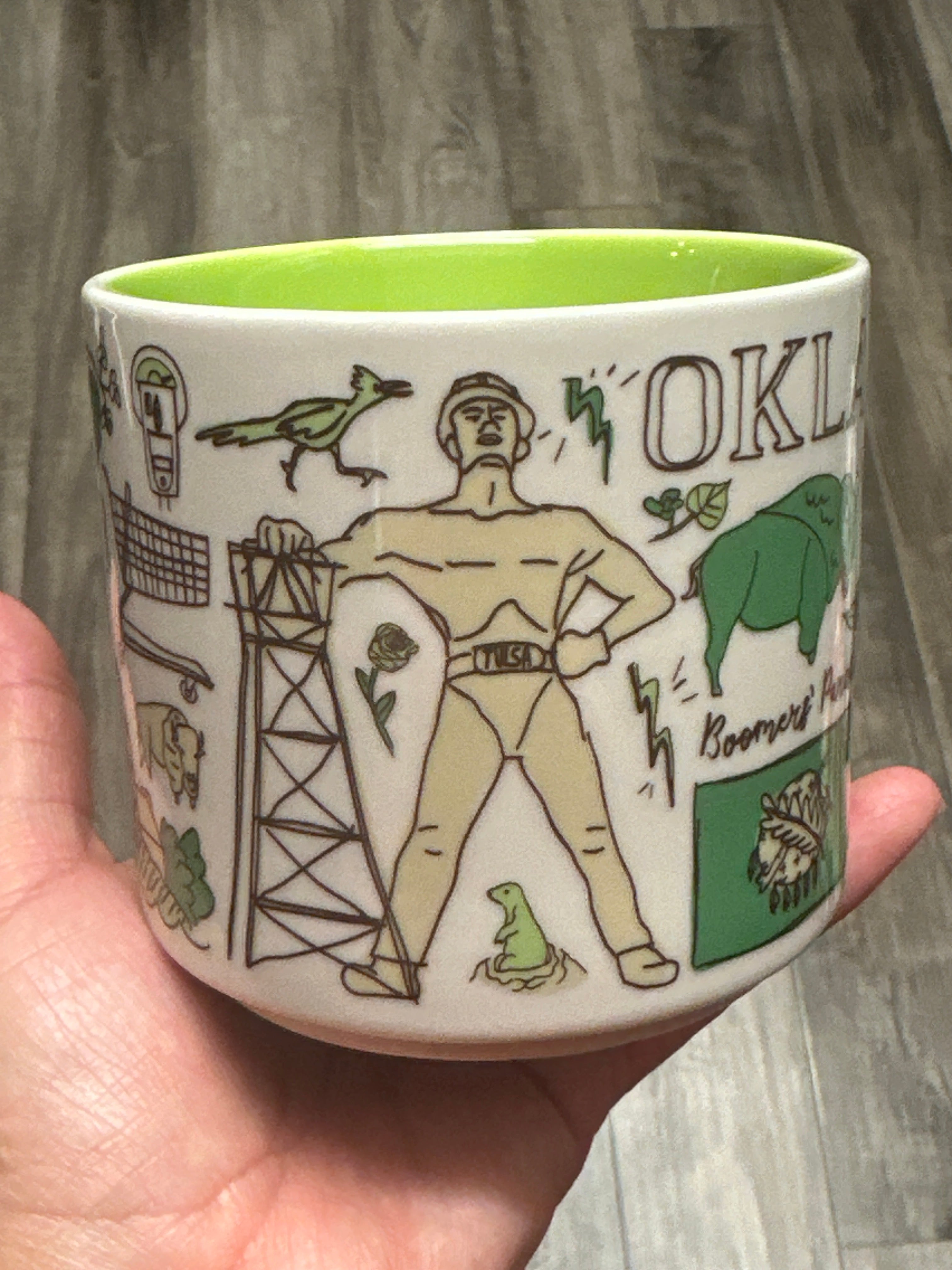 Starbucks Oklahoma Been There Series 14 oz ceramic mug from 2021