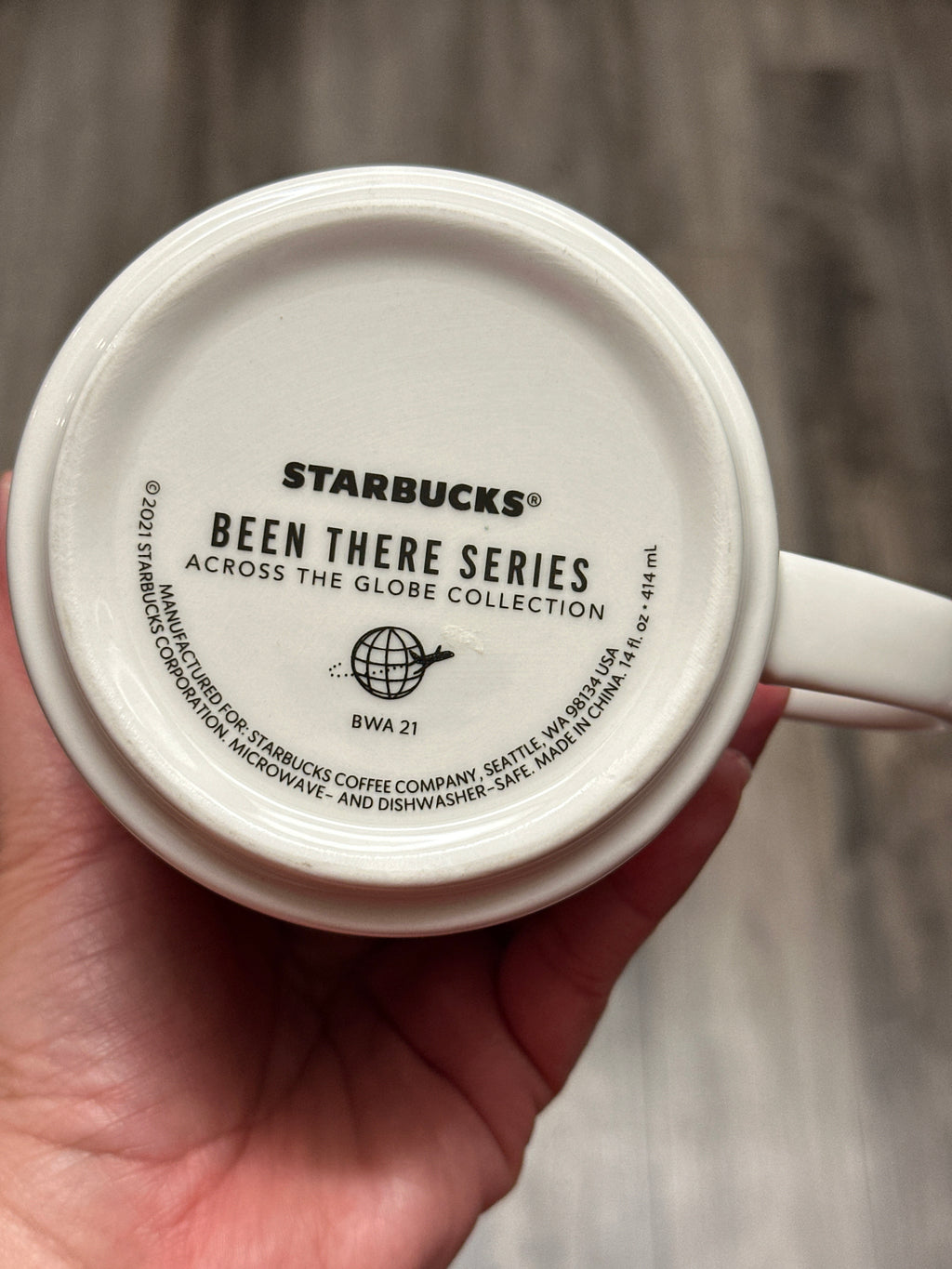 Starbucks Oklahoma Been There Series 14 oz ceramic mug from 2021