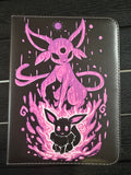 Trading Card Binder – Purple/Black, 50 Sleeves, 9.5x7", Compatible with Pokémon Cards
