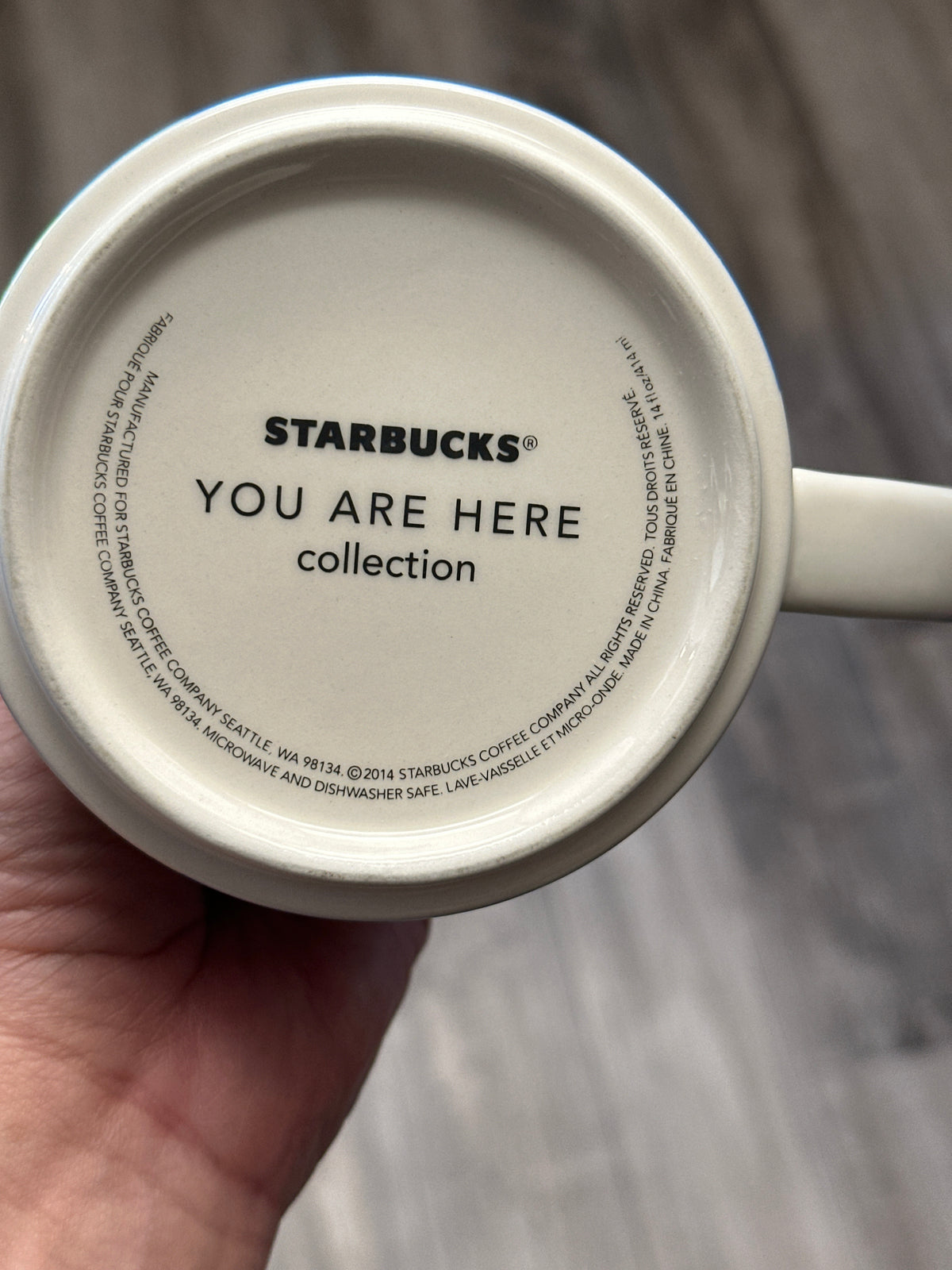 Starbucks  Vancouver Island You Are Here Mug 14oz Preloved.