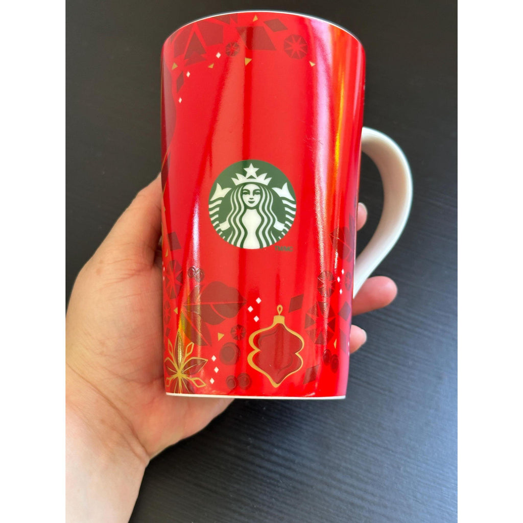Starbucks Christmas Mug Red 16 oz 2013 Discontinued. EUC. Ship Fast!