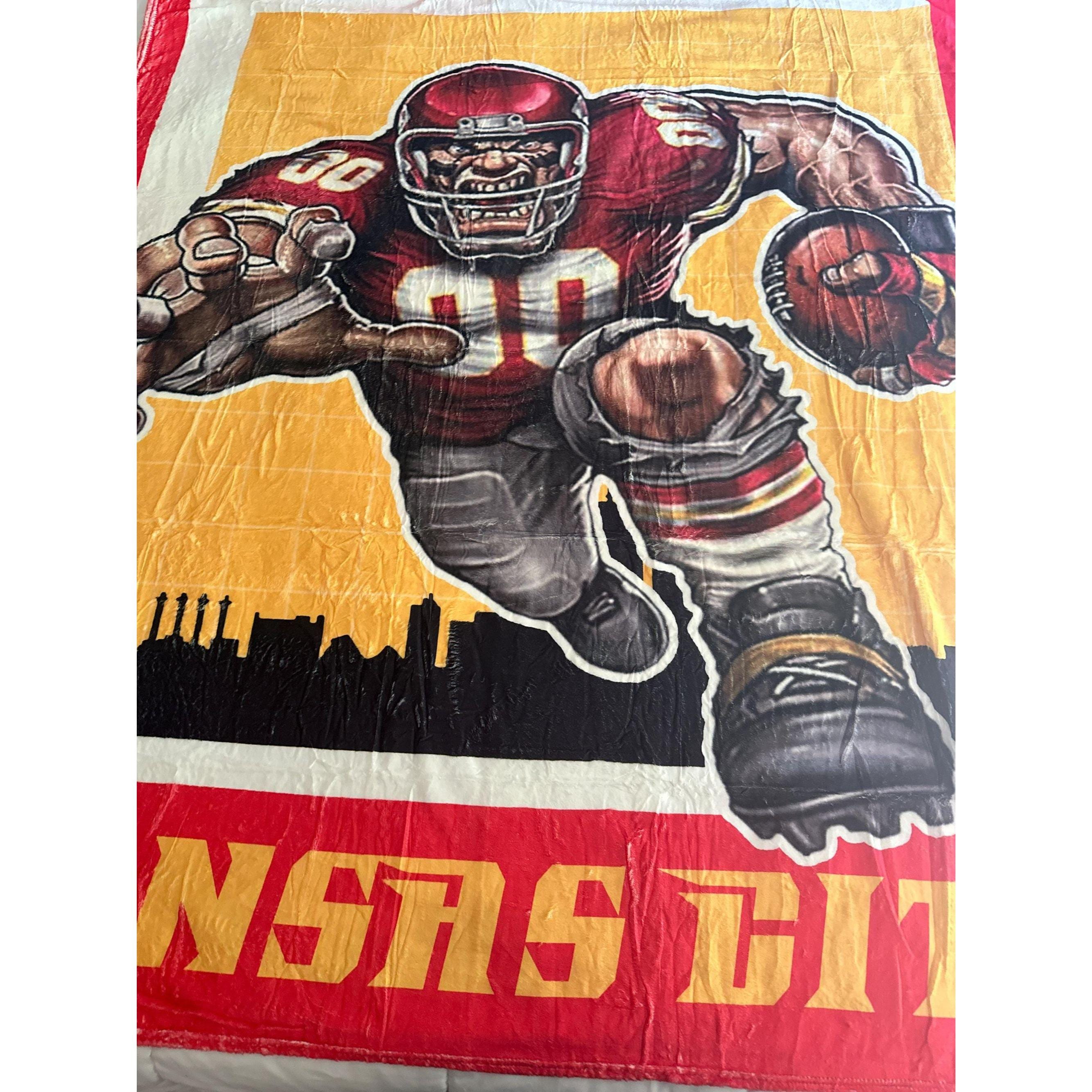 Kansas City Throw Blanket 60x51 Soft Cozy KC Fan Gift. Ship Fast!
