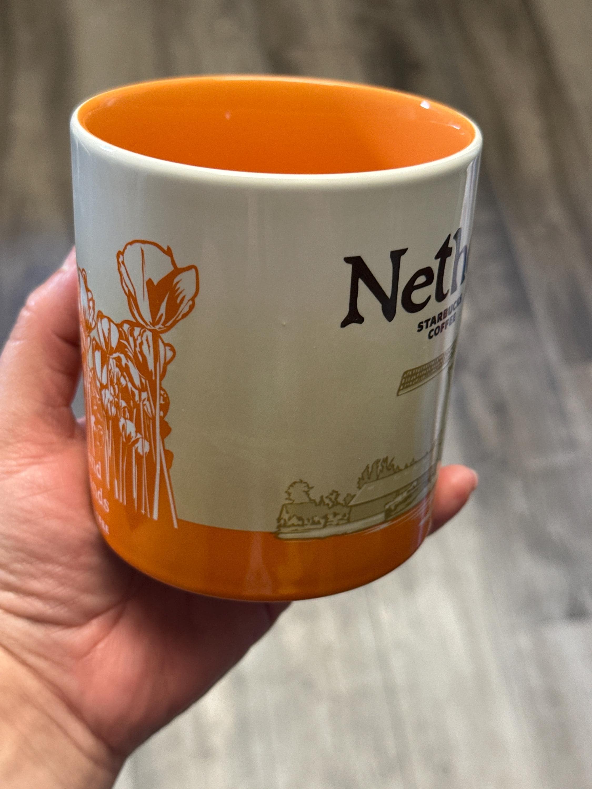 Starbucks Netherlands Collector Series Mug 16oz Global Icon Coffee Cup EUC