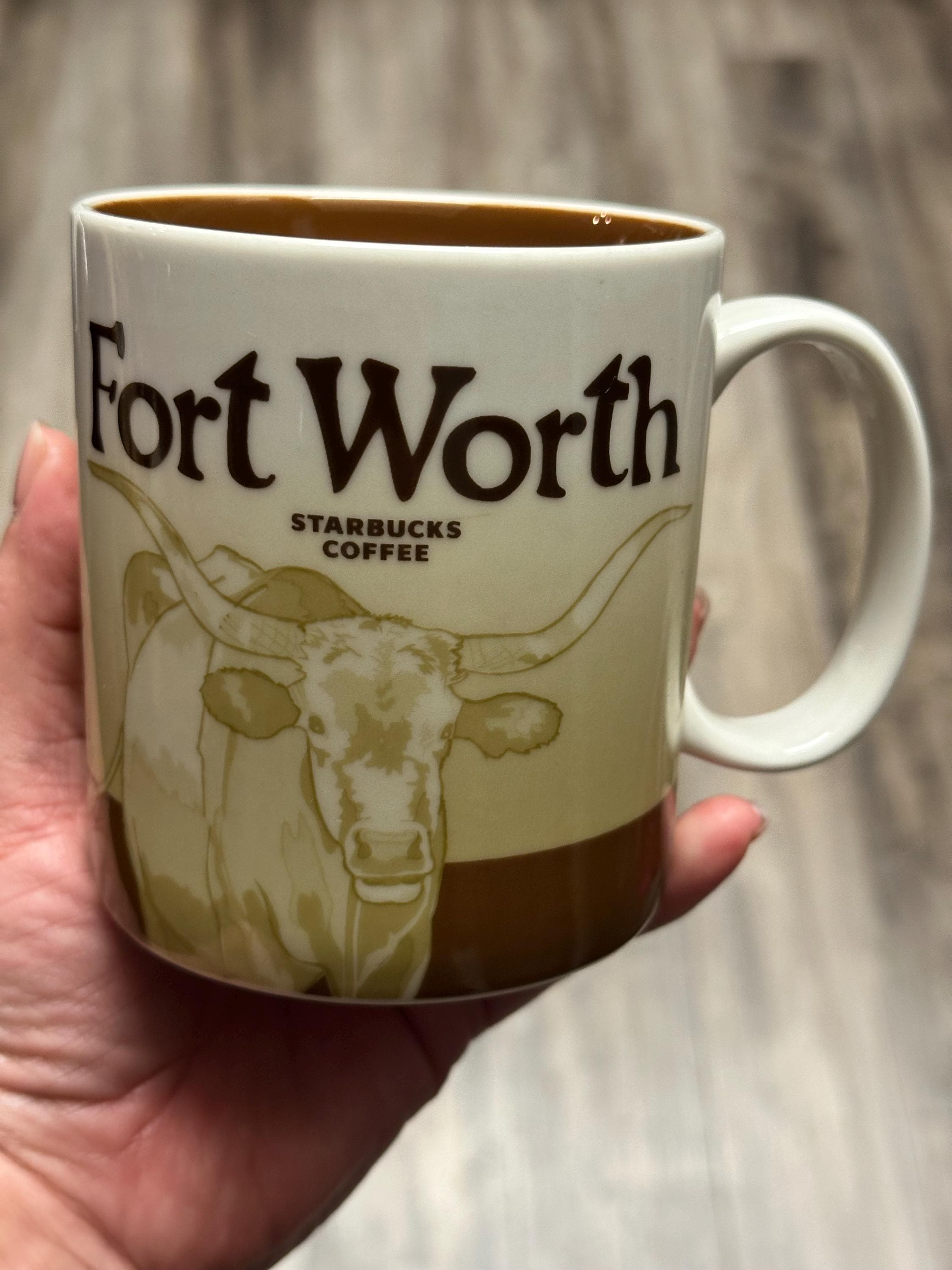 Starbucks Fort Worth City Collector Series Mug 16oz Coffee Cup Collector GUC. Ship Fast!