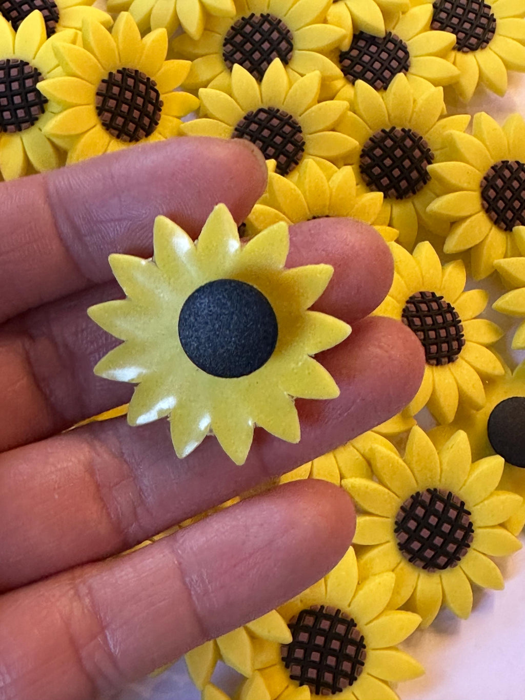 Sunflower Shoe Charm | Charm PVC Clog Accessory. Ship Fast!