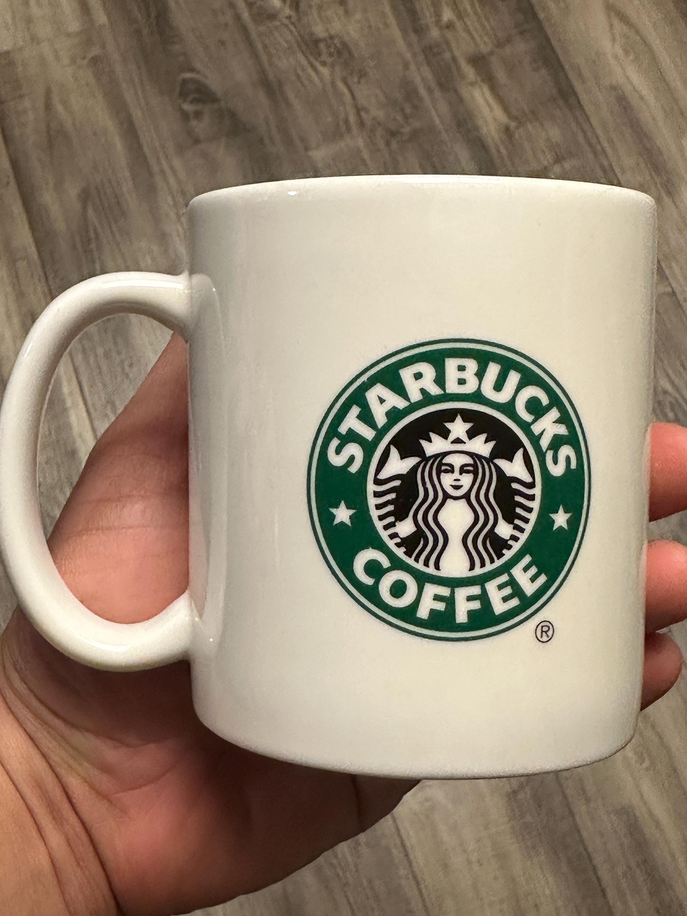 Starbucks White Mug with Green Siren 12oz – 2004 Vintage Preloved, Retired. Ship Fast!