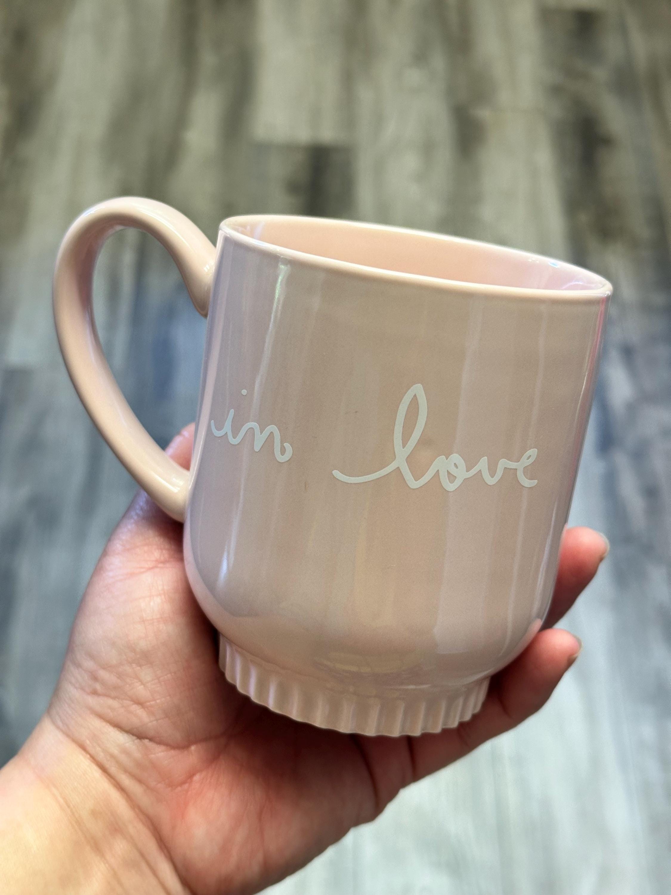 In love Mug 14 oz | Porcelain Coffee Cup. Ship Fast! | Little Joy Market