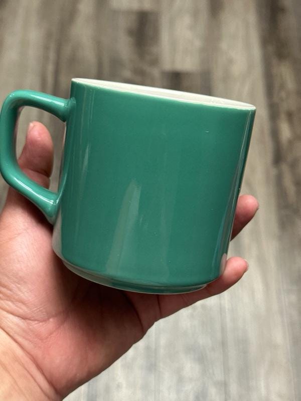 Starbucks Mint Green Coffee Mug Set of 2. 11oz. 2021 EUC. Ship Fast!