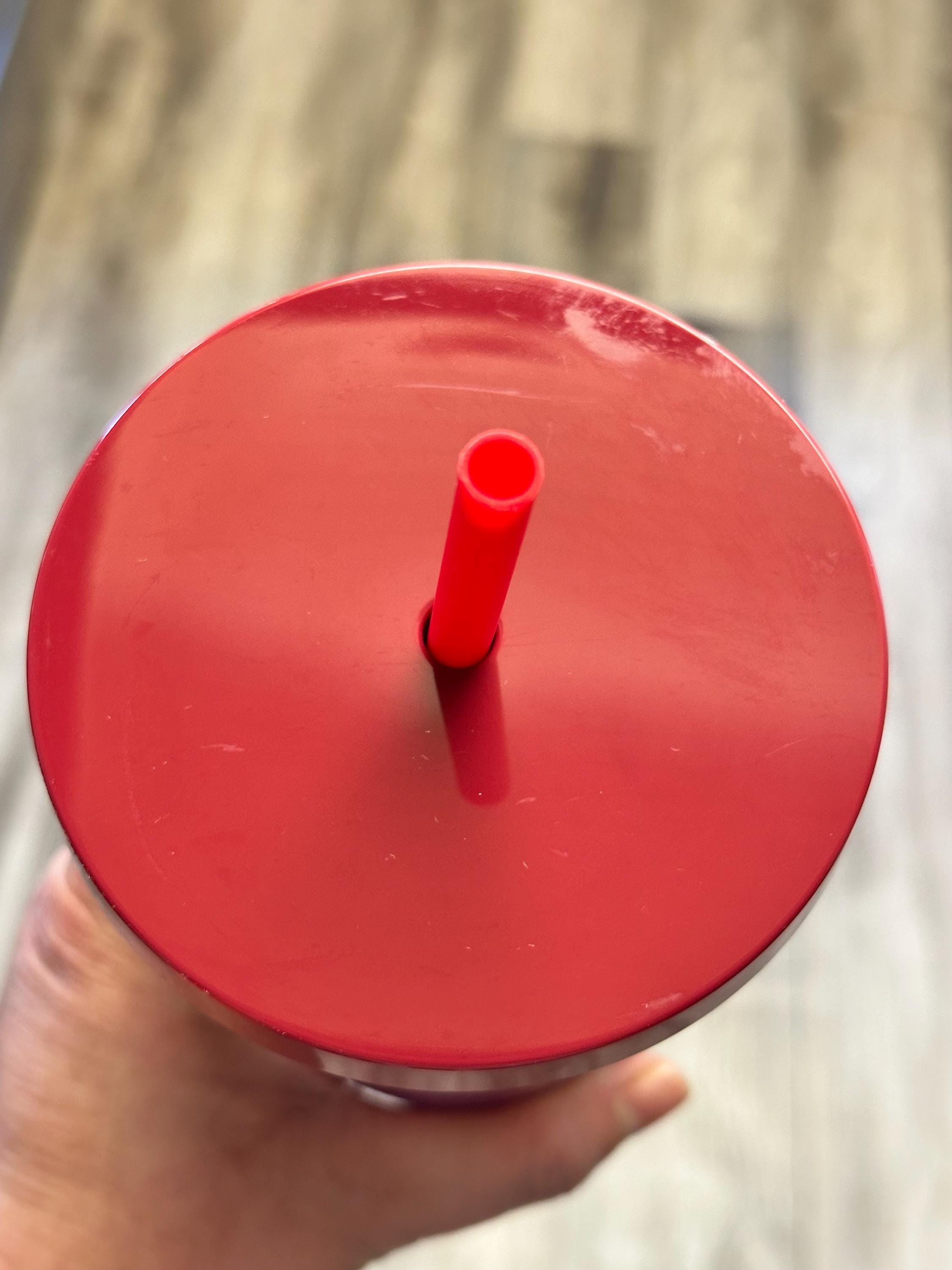 Starbucks 2018 Red Ombre Sequin Tumbler 24 oz Cold Cup